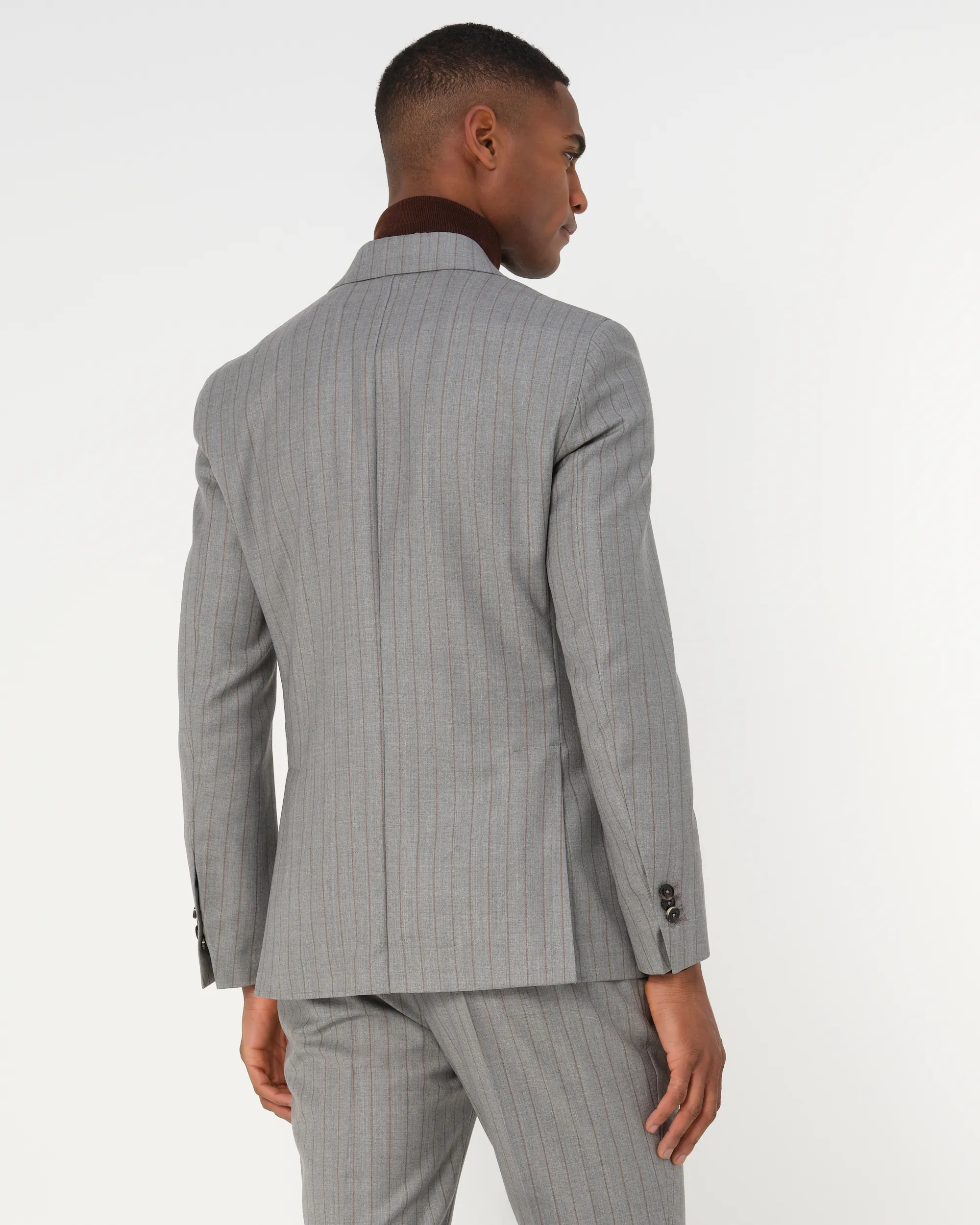 Dutch Dandies Pak Lichtgrijs streep 084769-001-37