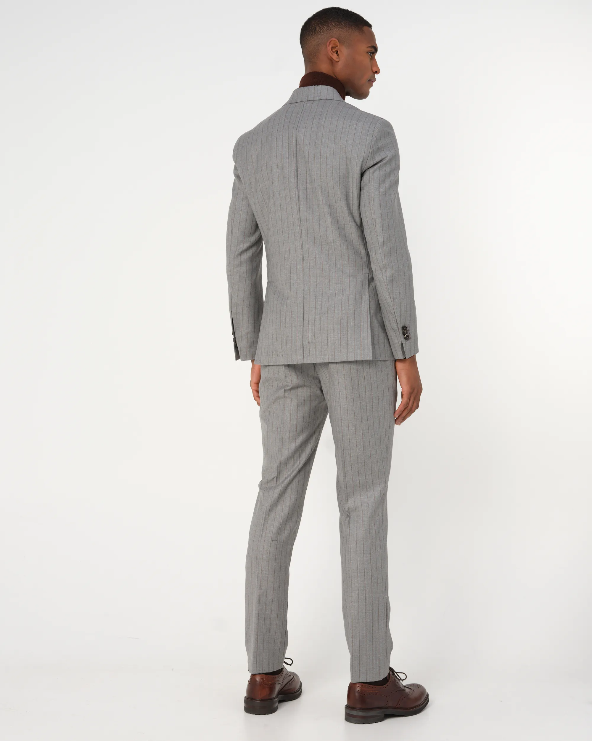 Dutch Dandies Pak Lichtgrijs streep 084769-001-37