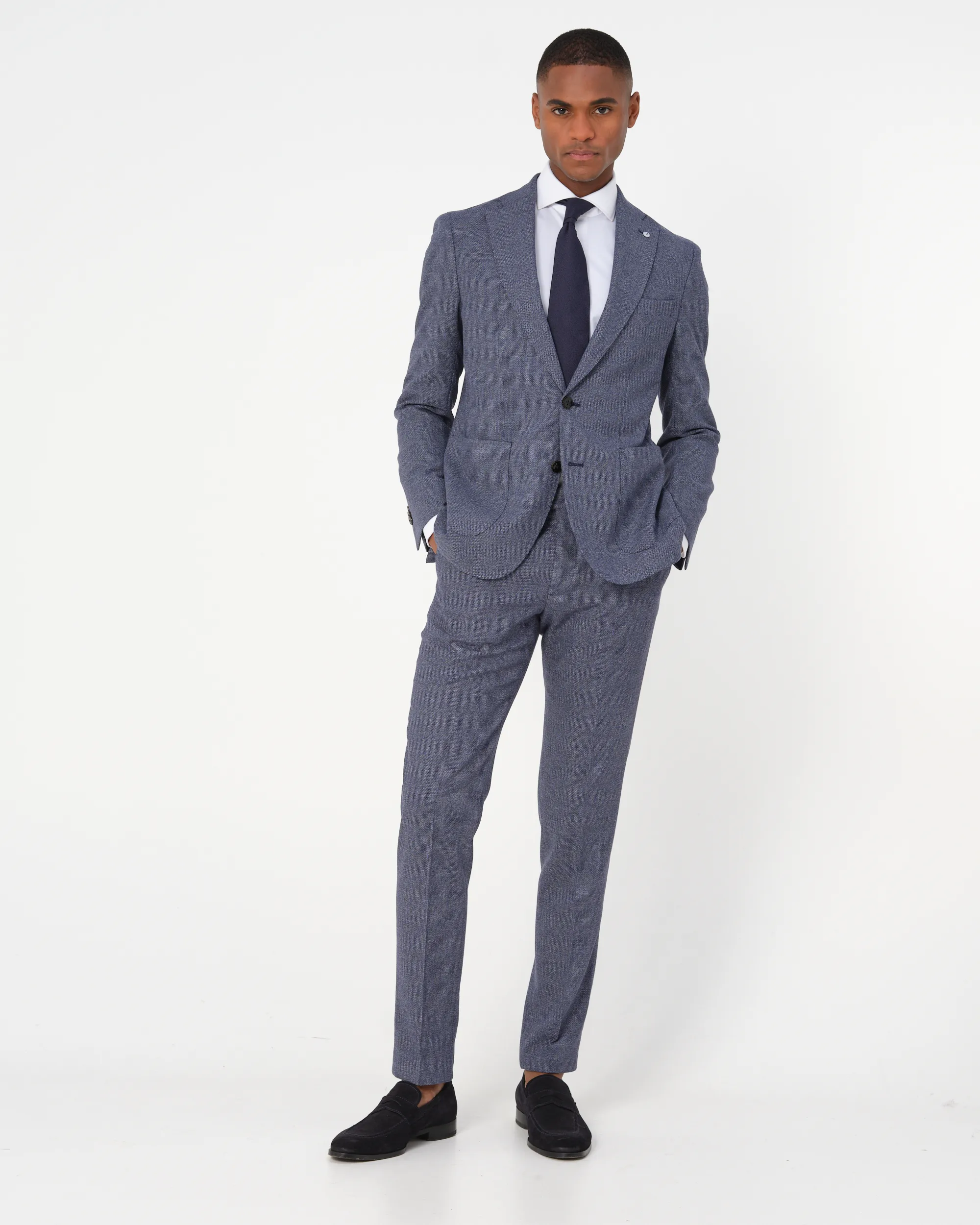 Dutch Dandies Mix & Match Colbert Blauw uni 084776-001-46