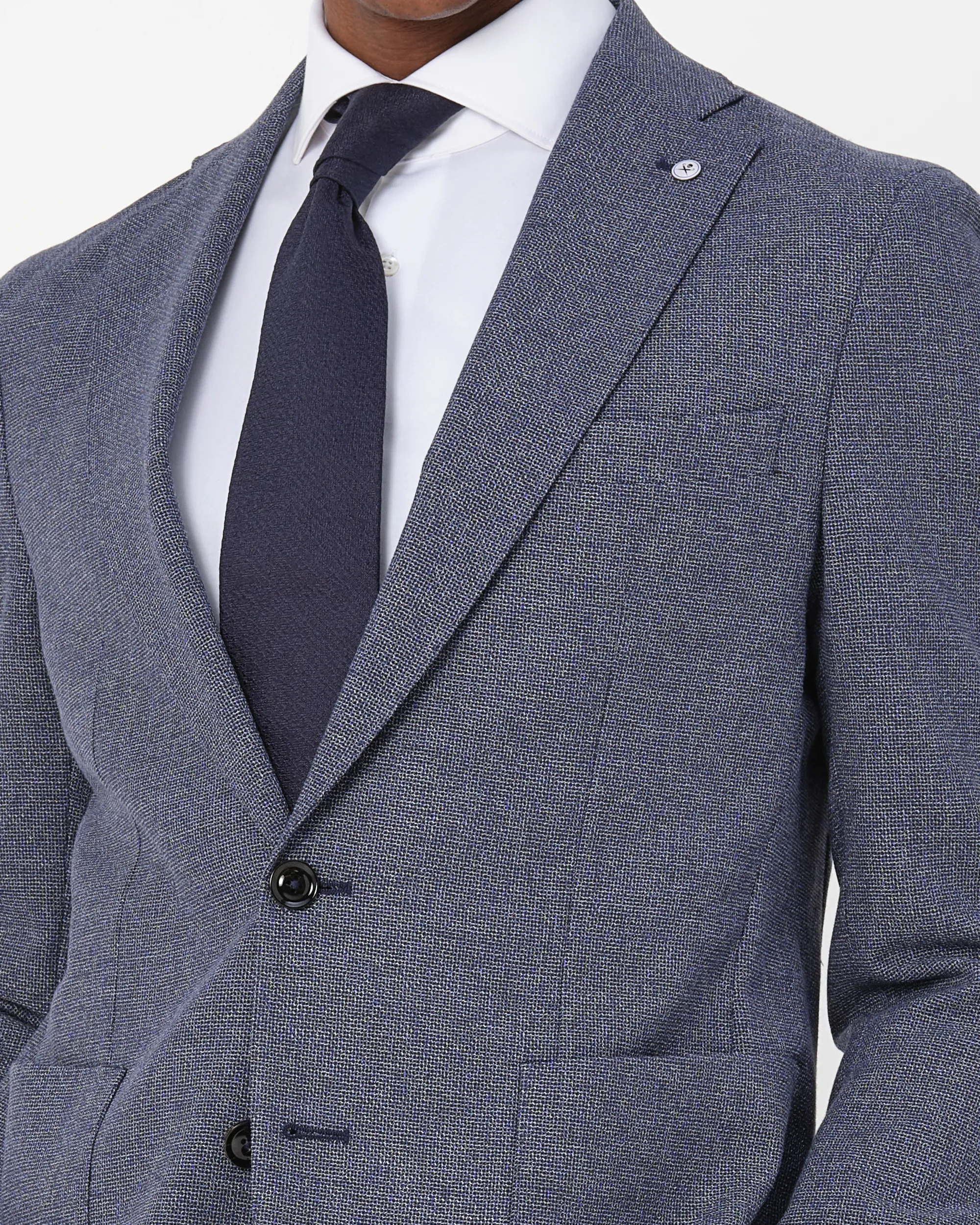 Dutch Dandies Mix & Match Colbert Blauw uni 084776-001-46