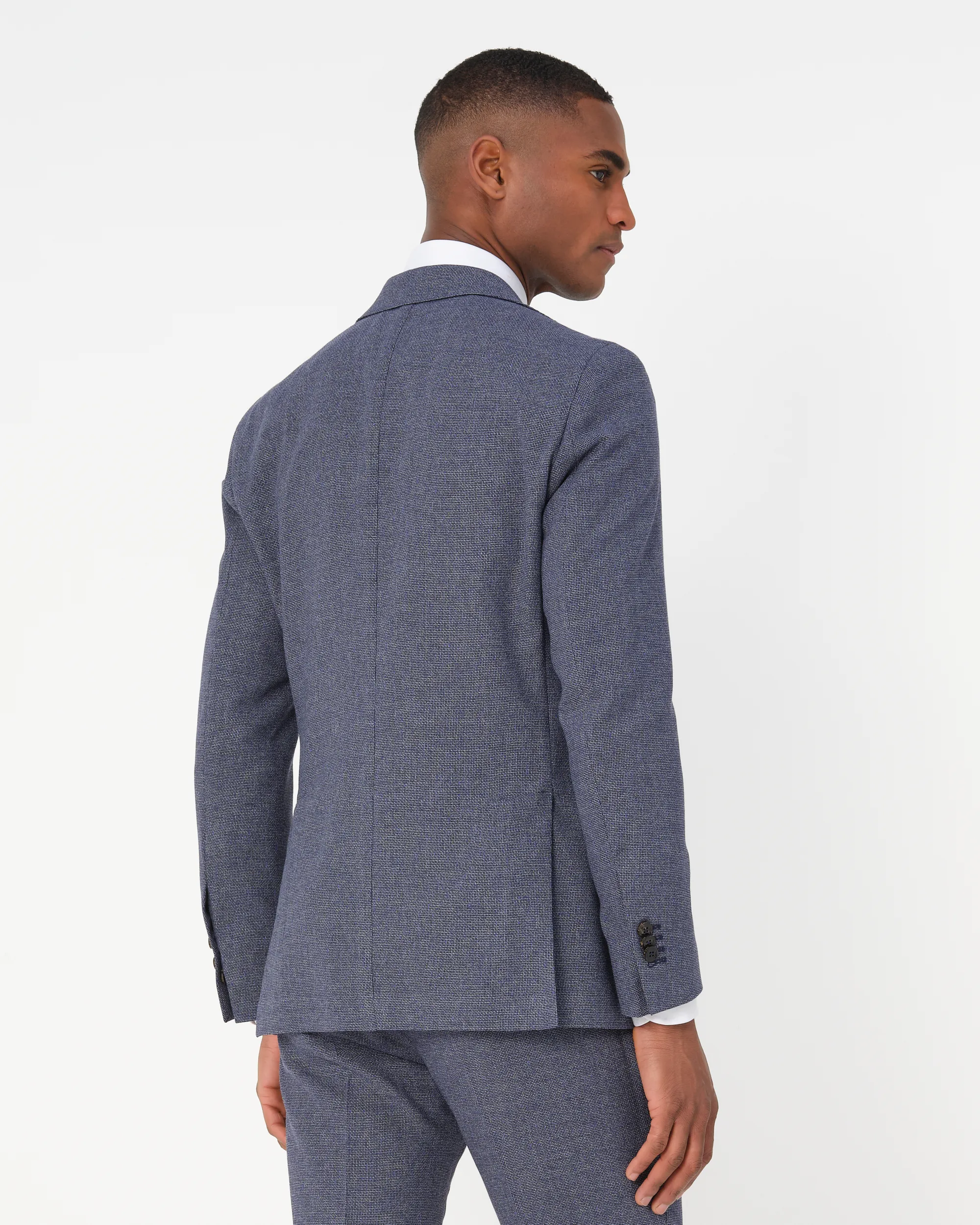 Dutch Dandies Mix & Match Colbert Blauw uni 084776-001-46