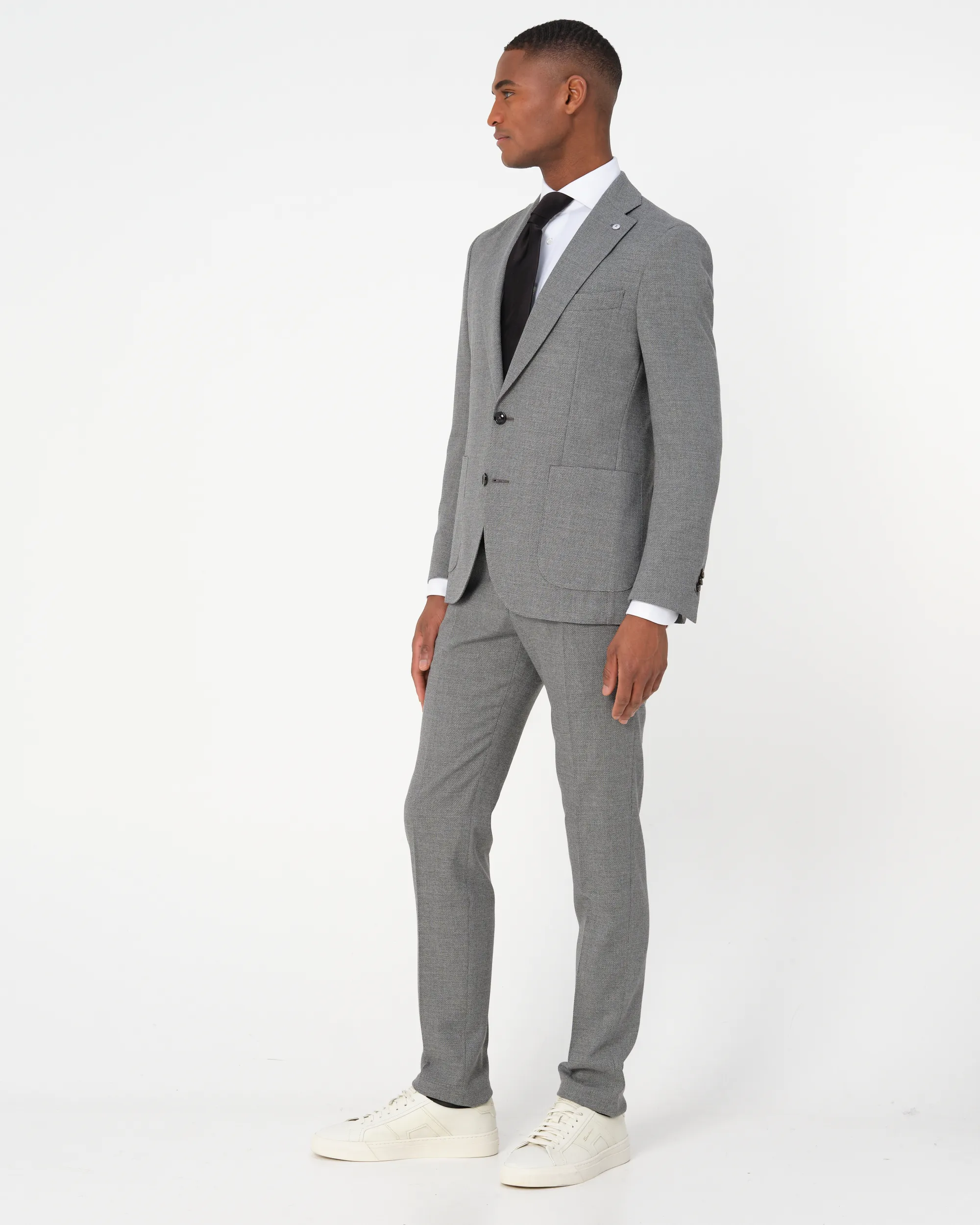Dutch Dandies Mix & Match Colbert Grijs uni 084776-002-46