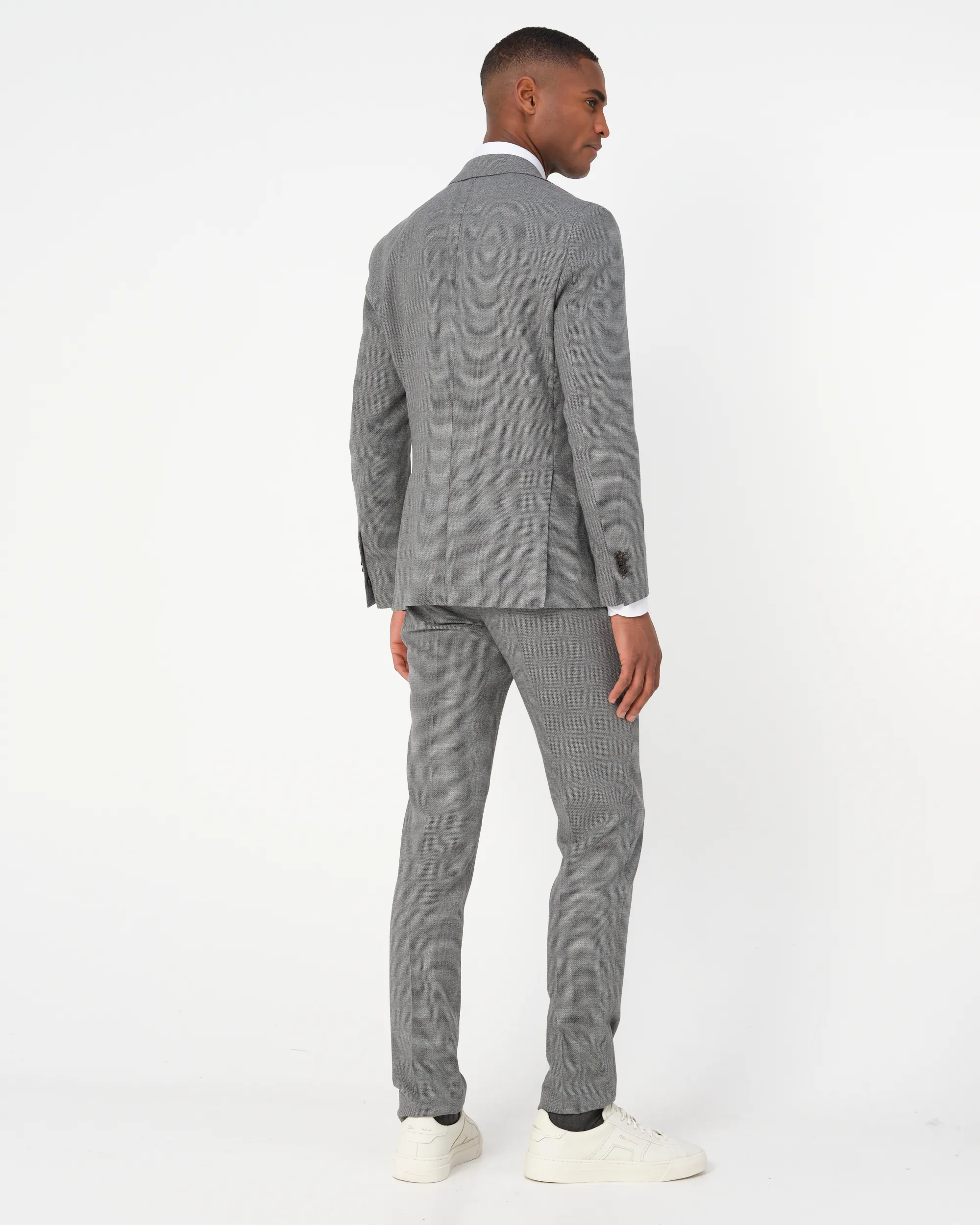 Dutch Dandies Mix & Match Colbert Grijs uni 084776-002-46