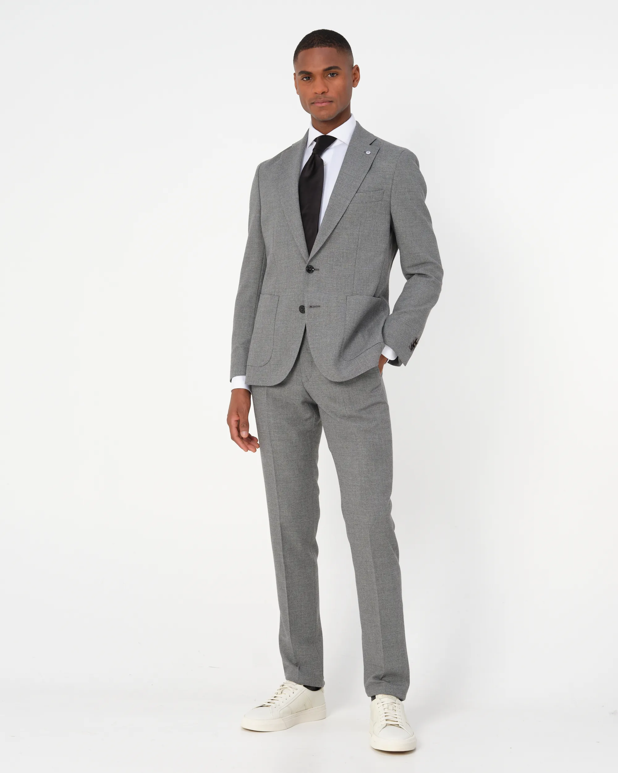 Dutch Dandies Mix & Match Colbert Grijs uni 084776-002-46