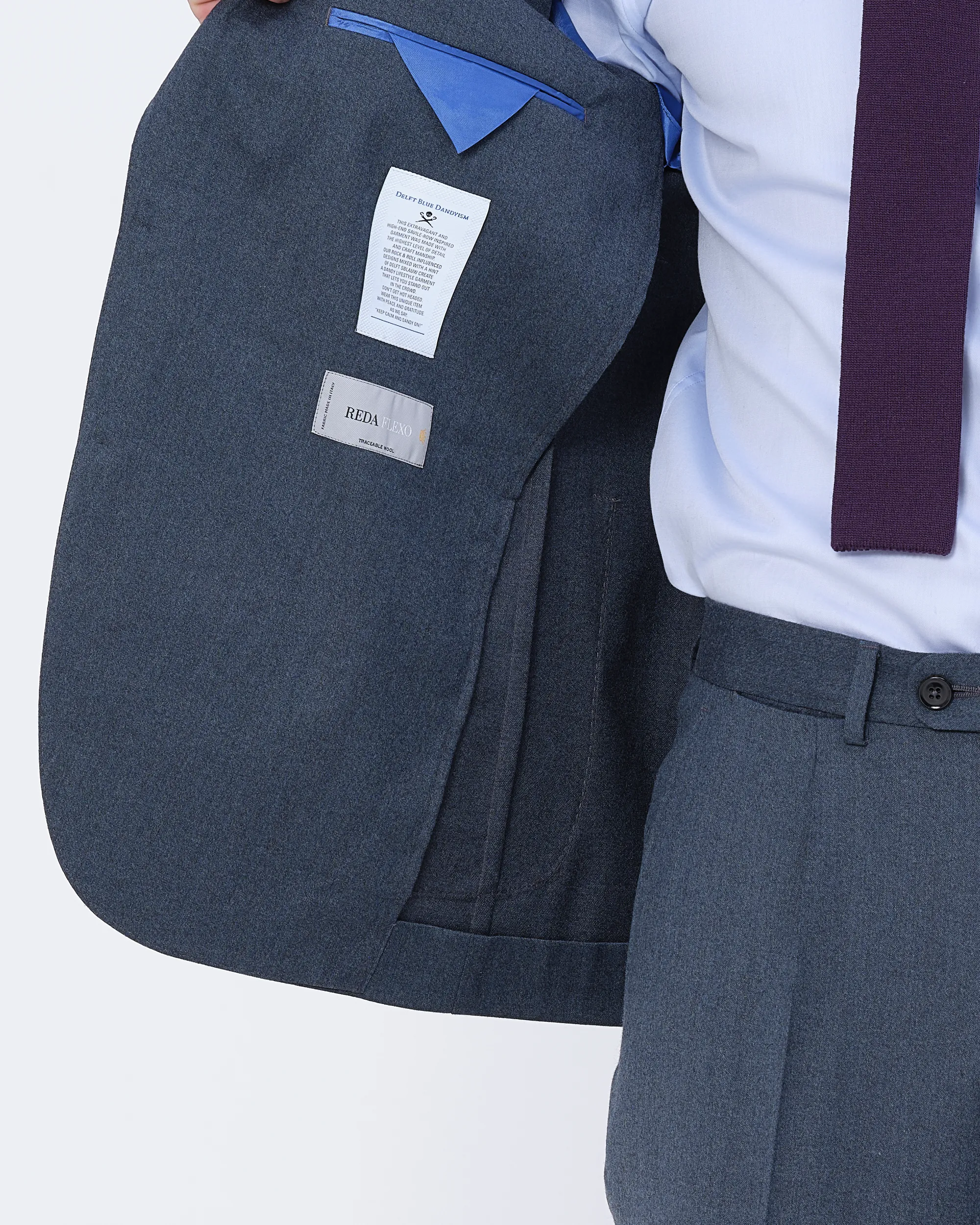 Dutch Dandies Mix & Match Colbert Groen uni 084781-003-46