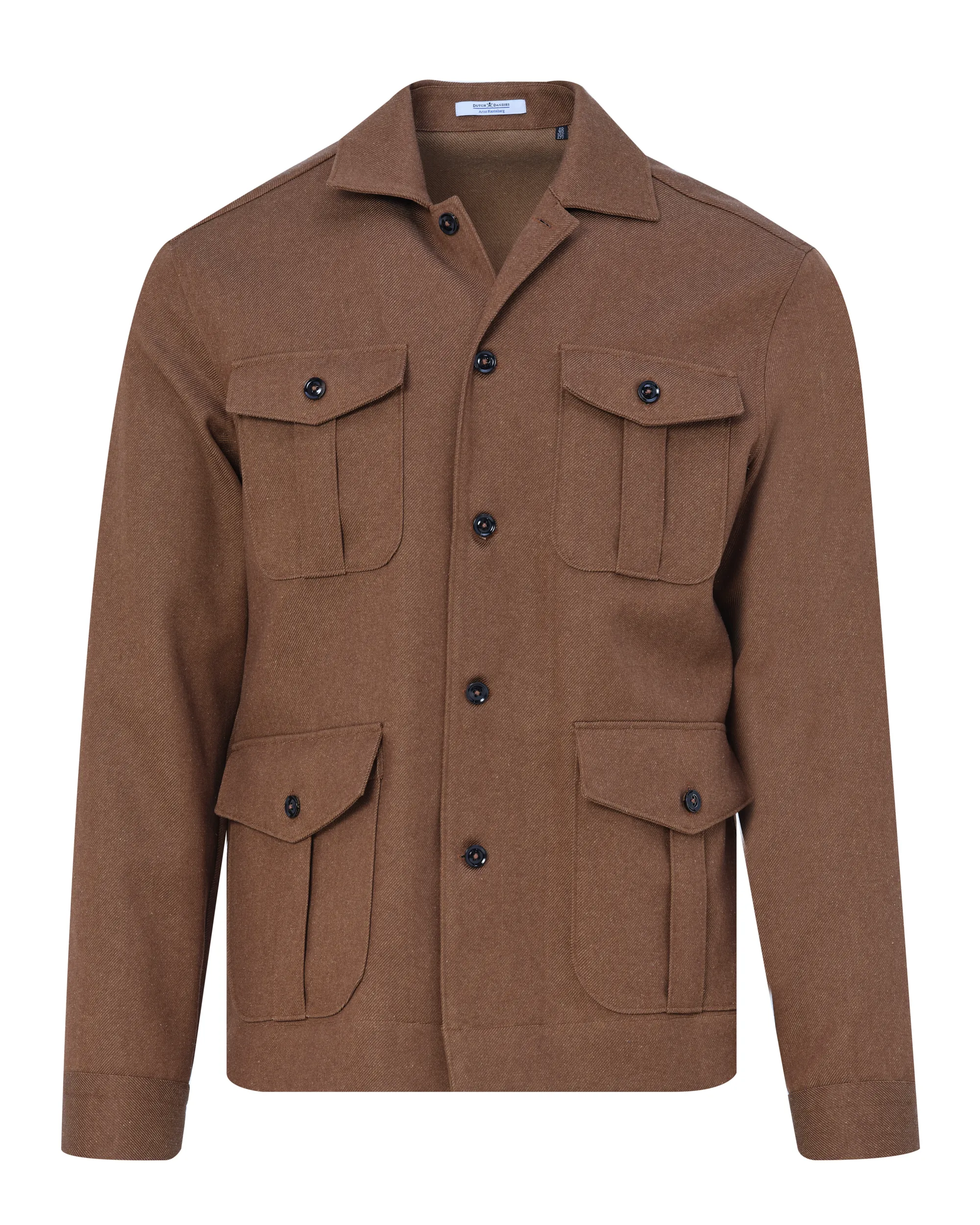 Dutch Dandies Arno Kantelberg Overshirt Brieck uni 084786-001-46