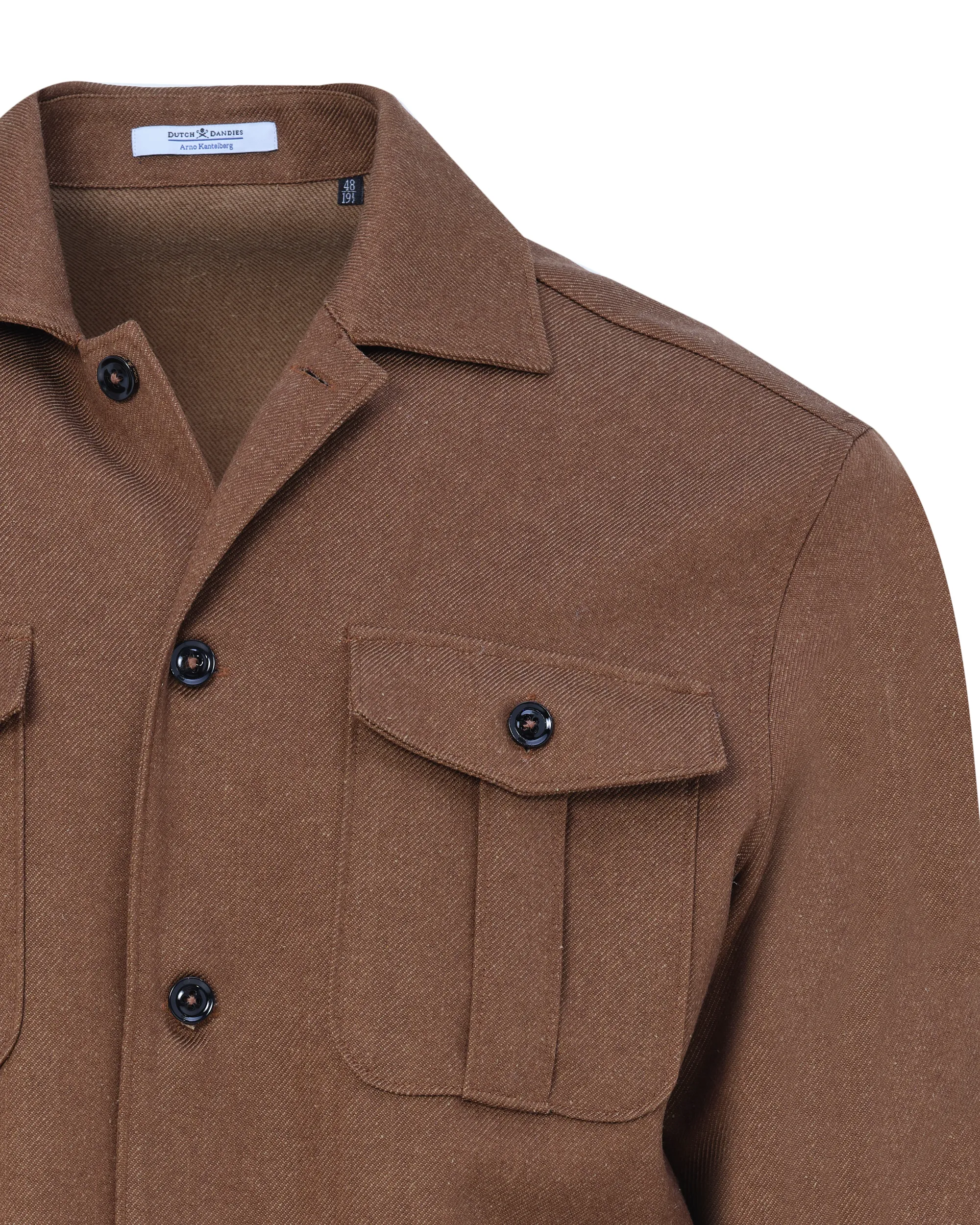 Dutch Dandies Arno Kantelberg Overshirt Brieck uni 084786-001-46