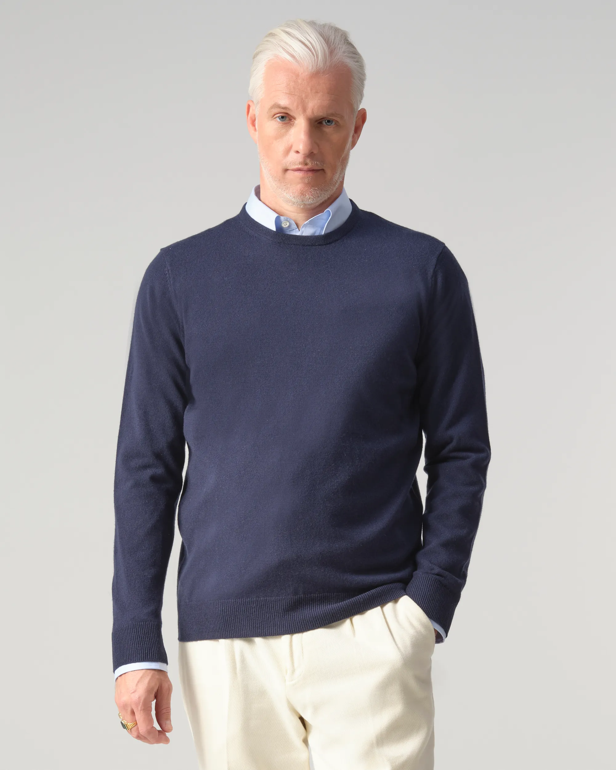 Dutch Dandies Arno Kantelberg Trui ronde hals NAVY 084801-001-L