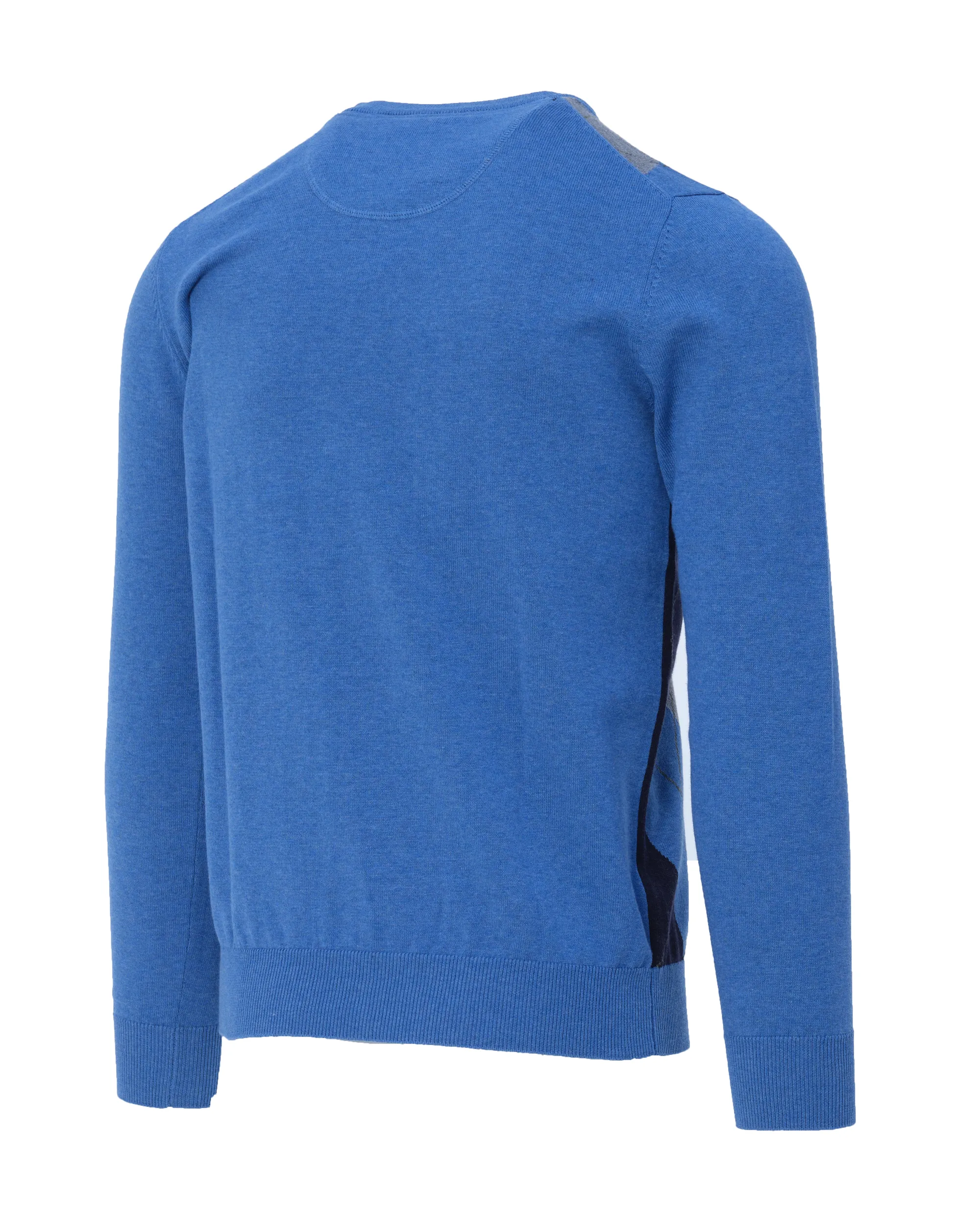 Campbell Trui ronde hals Amparo grote ruit 084803-003-L