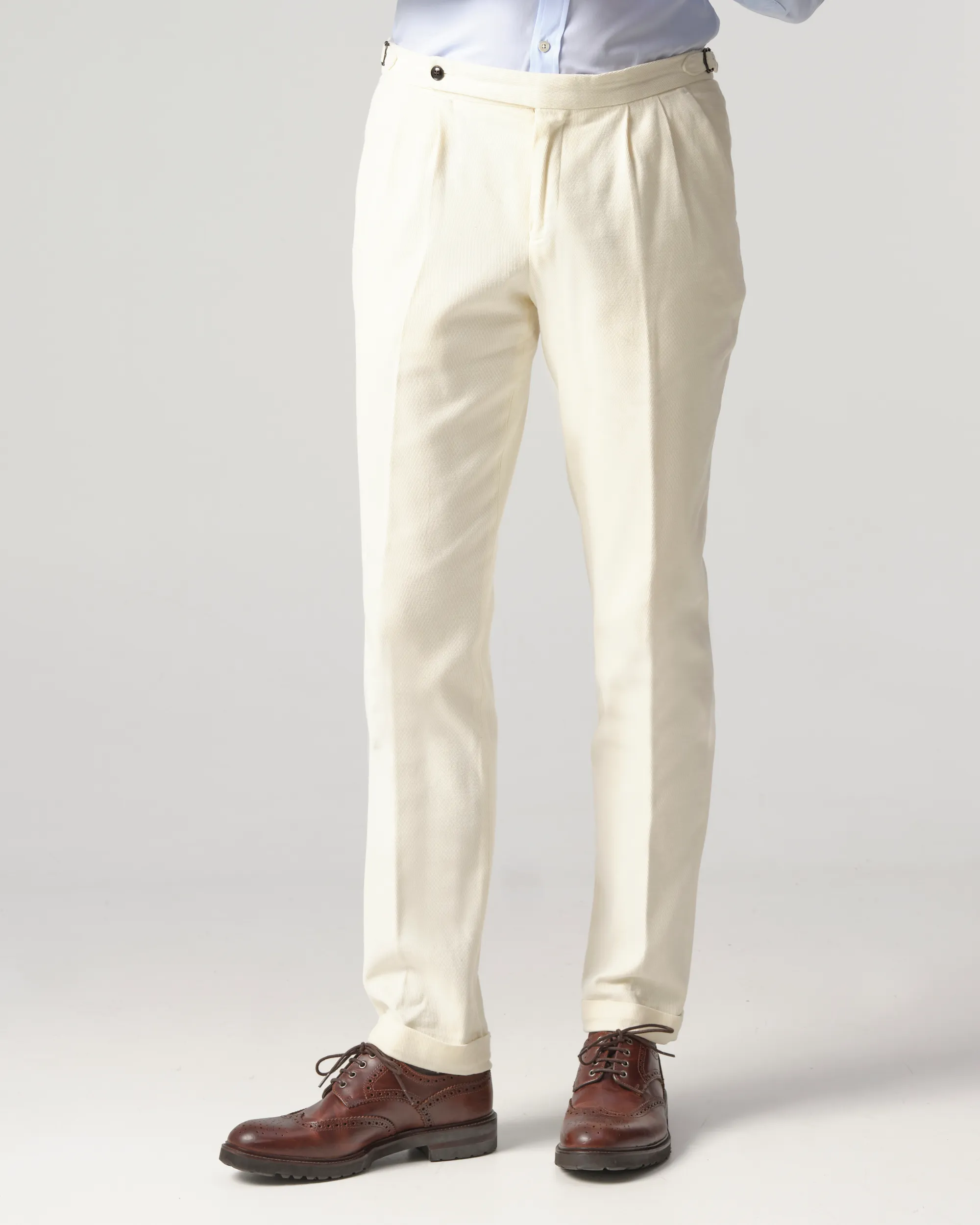 Dutch Dandies Arno Kantelberg Pantalon Coconut milk 084826-001-46