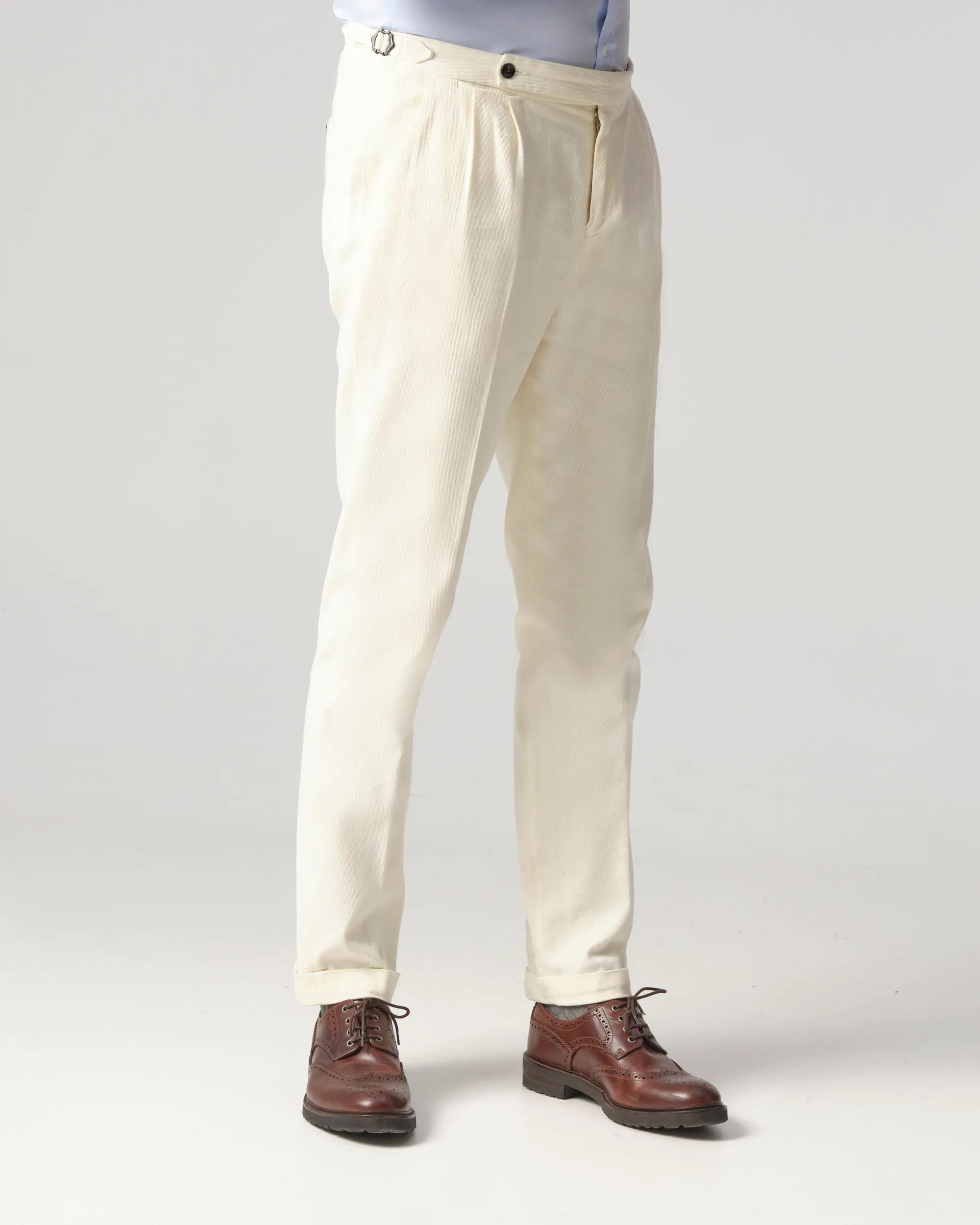 Dutch Dandies Arno Kantelberg Pantalon Coconut milk 084826-001-46