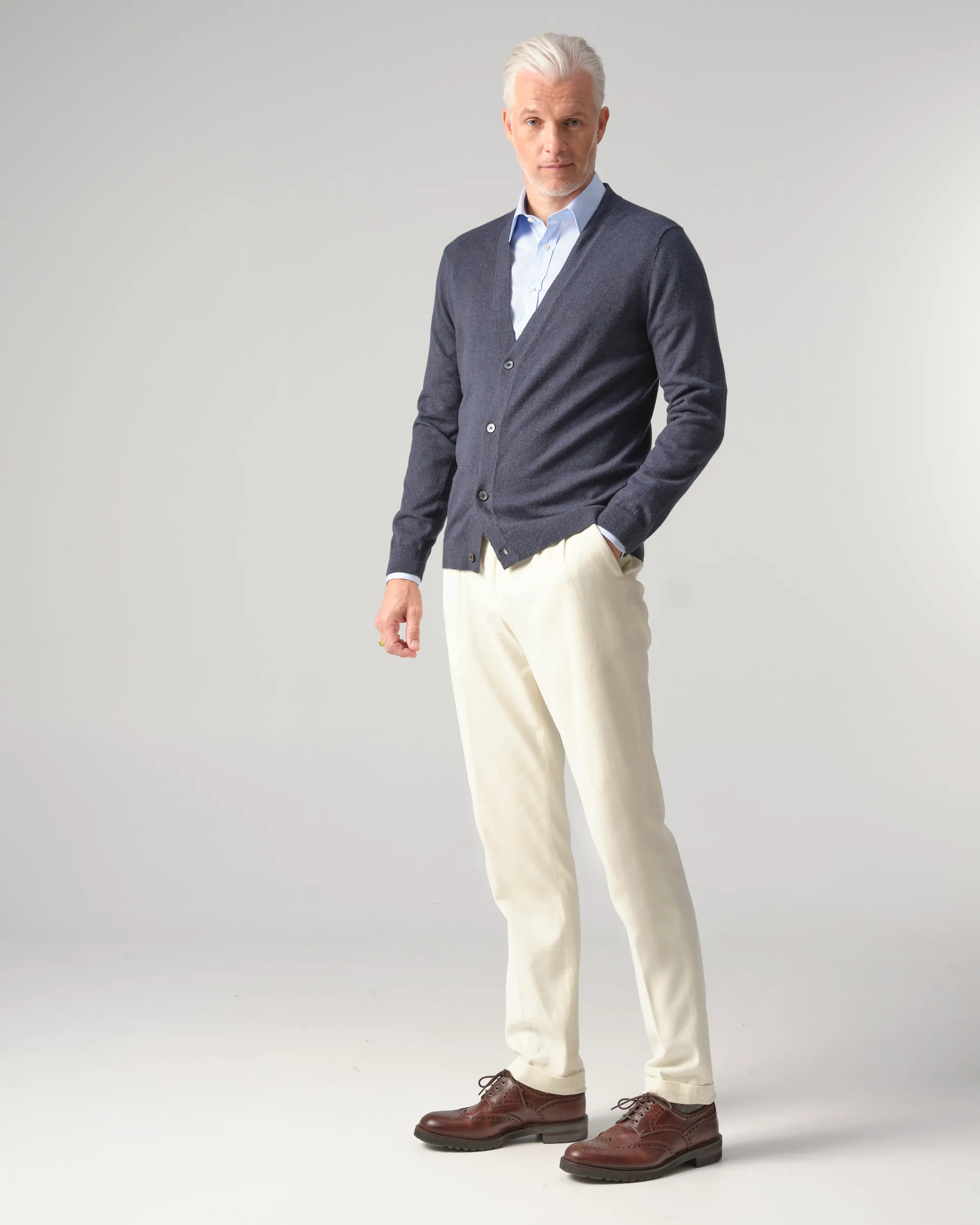 Dutch Dandies Arno Kantelberg Pantalon Coconut milk 084826-001-46