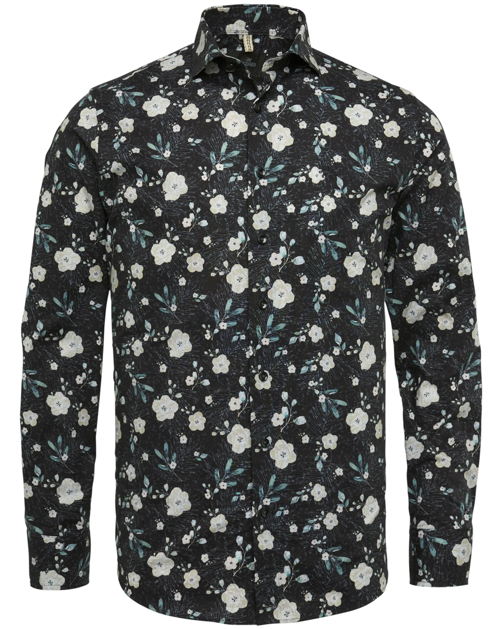 Vanguard Casual Overhemd LM Zwart 084971-001-L