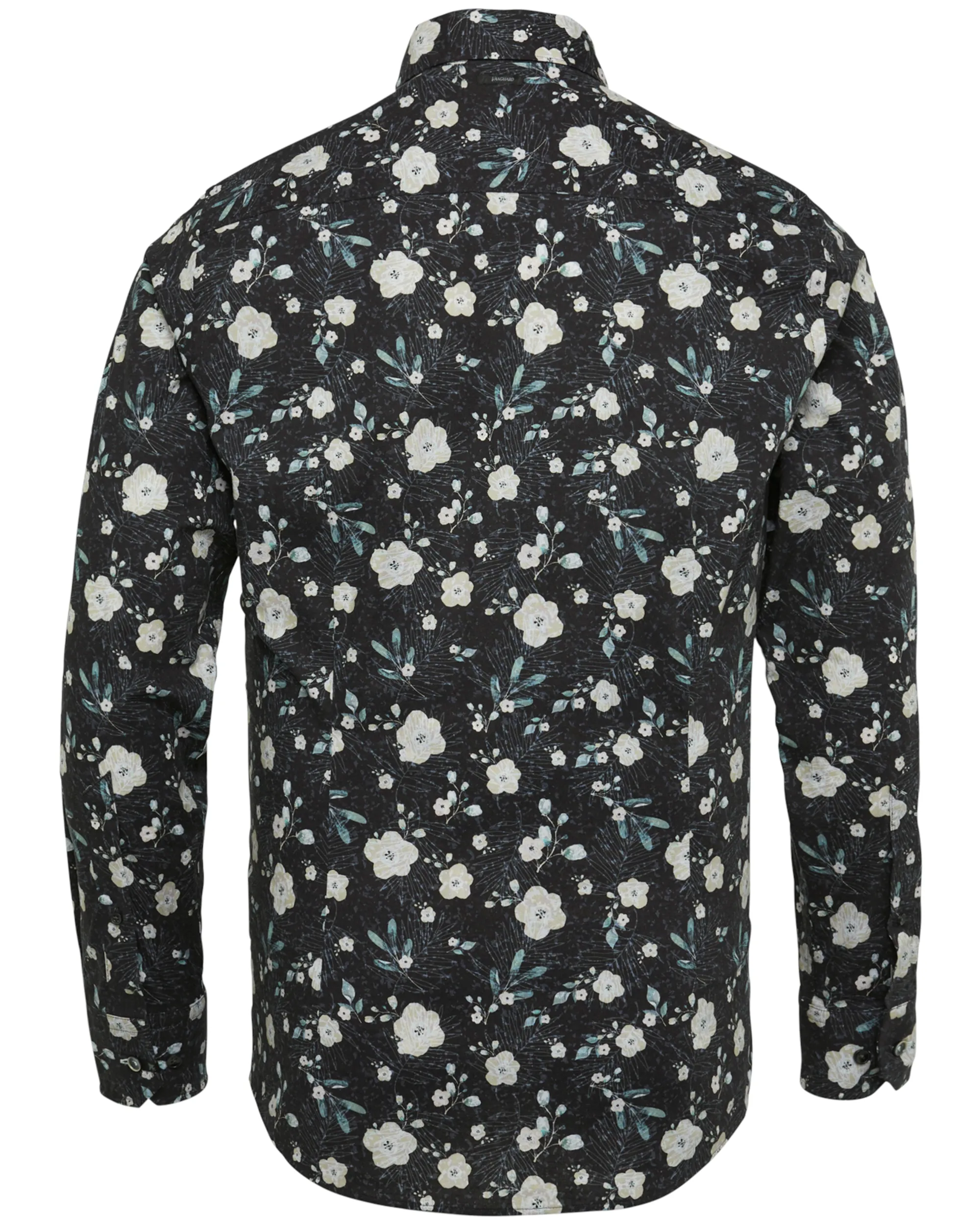 Vanguard Casual Overhemd LM Zwart 084971-001-L