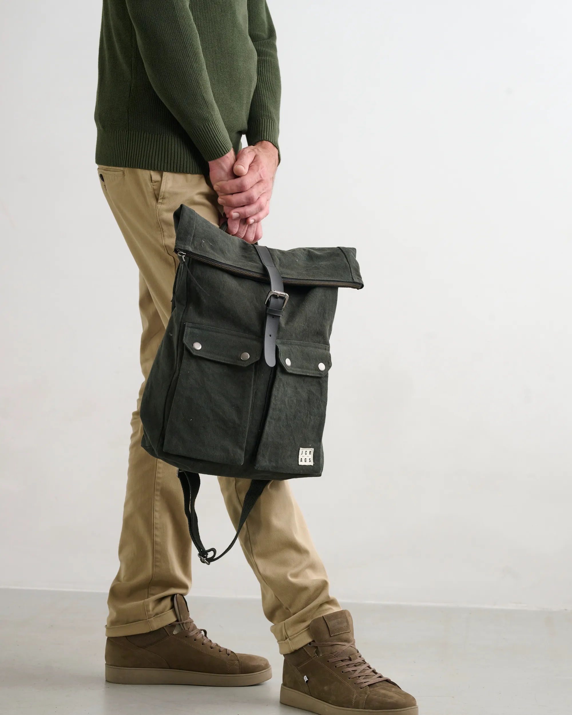J.C. RAGS Tas Dark Green 085105-001-1