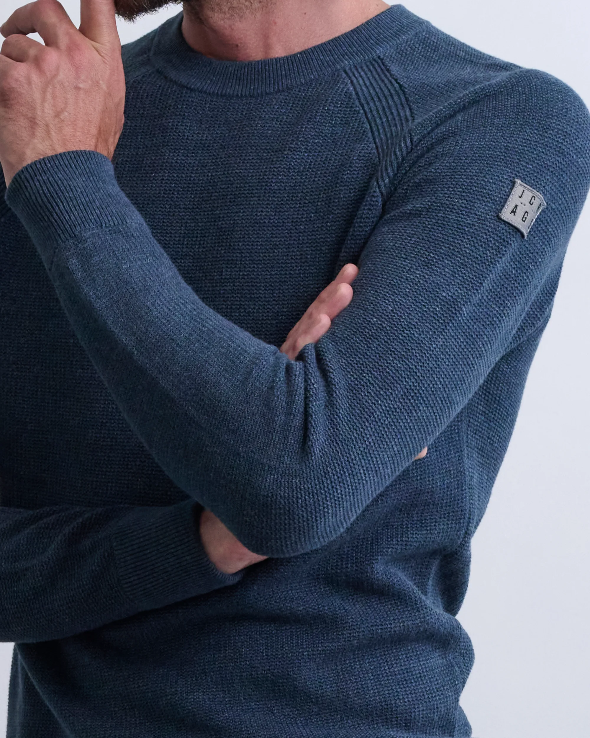 J.C. RAGS Trui O-hals Midnight navy 085145-003-L