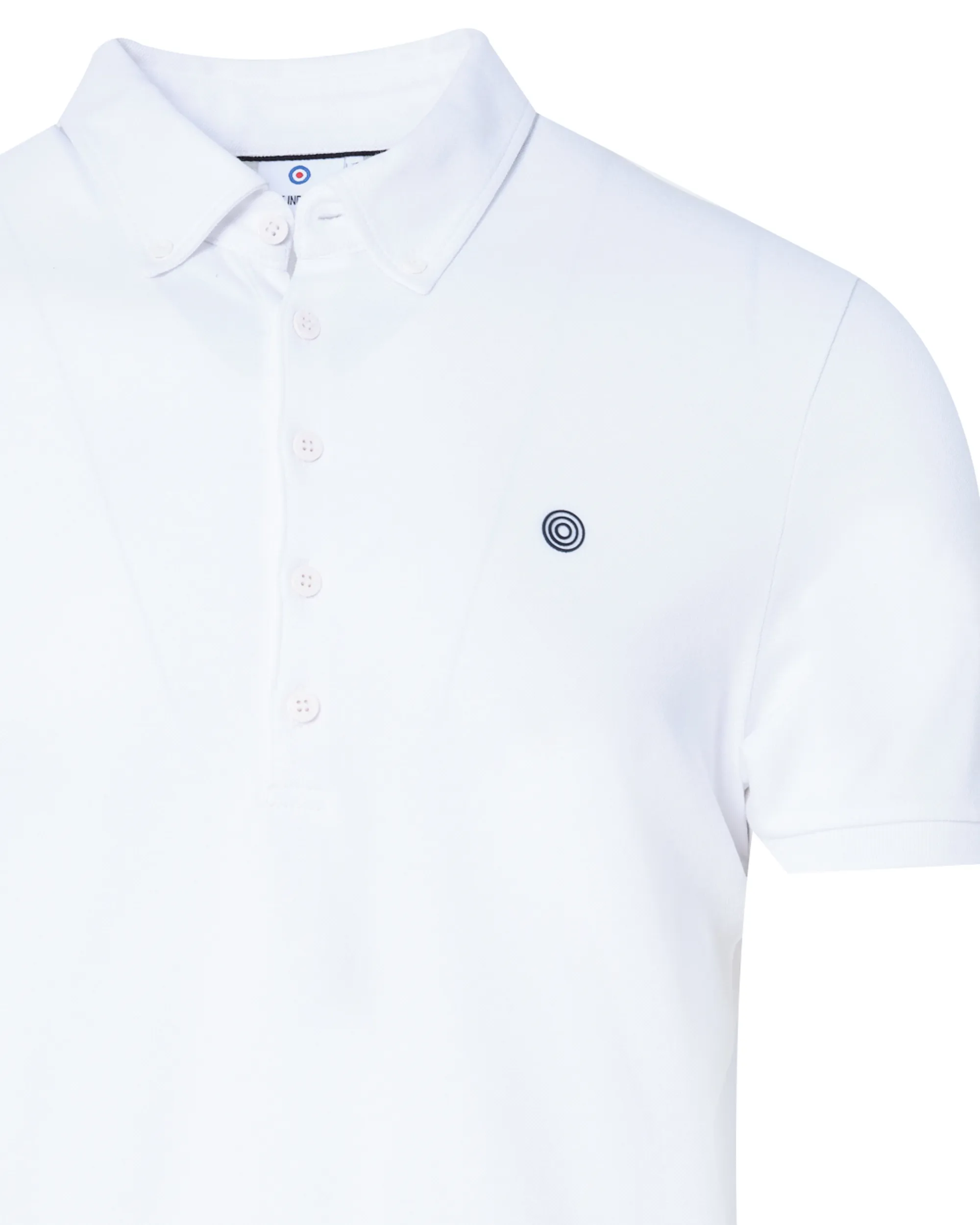 Blue Industry Polo KM Wit 085212-001-L