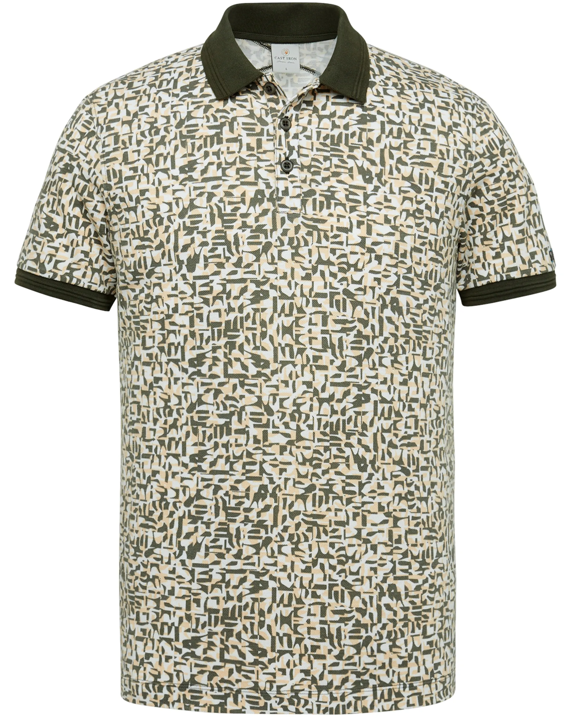 Cast Iron Polo Korte mouw Groen 085451-001-L