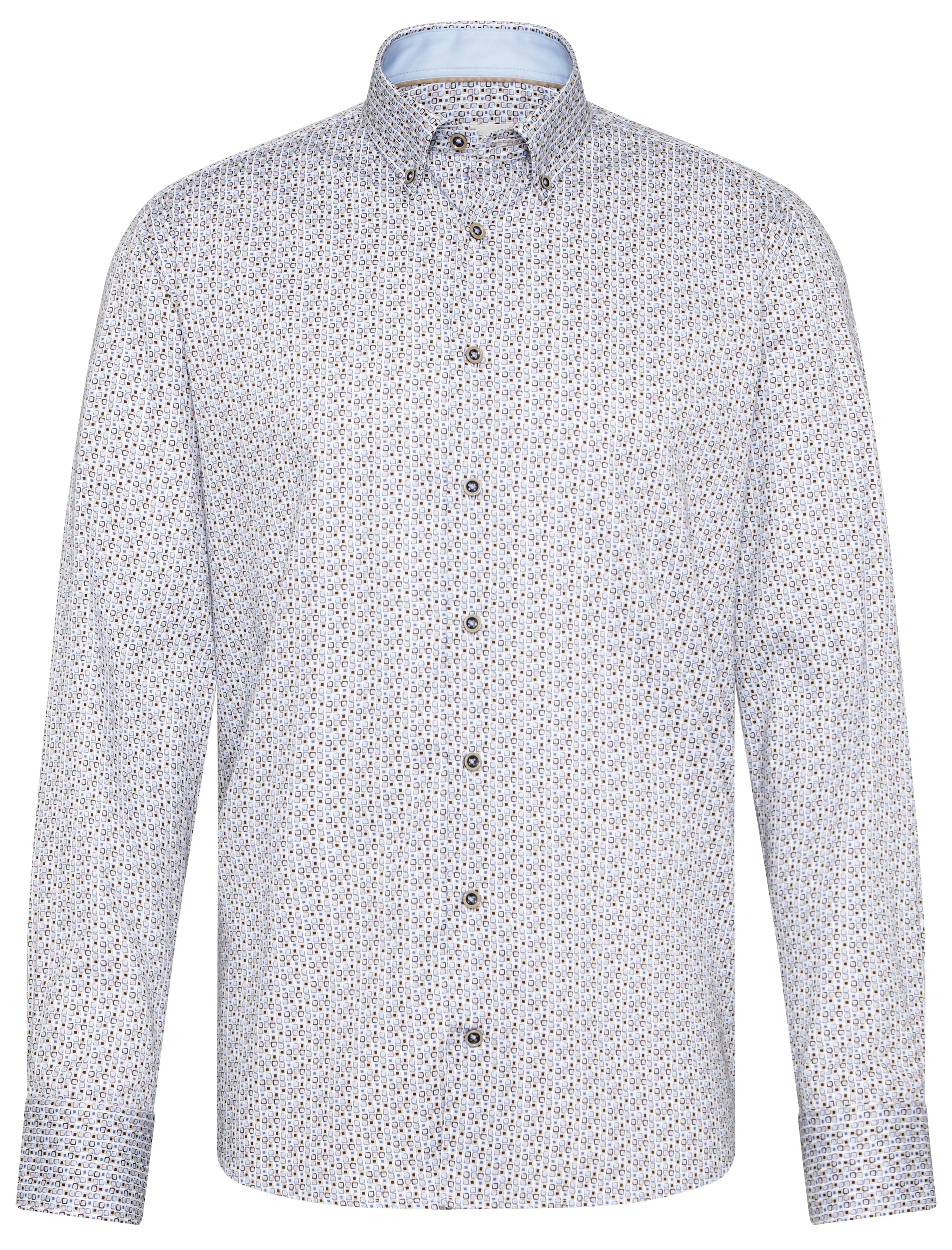 Bugatti clothing Casual Overhemd LM Blauw 086197-001-L