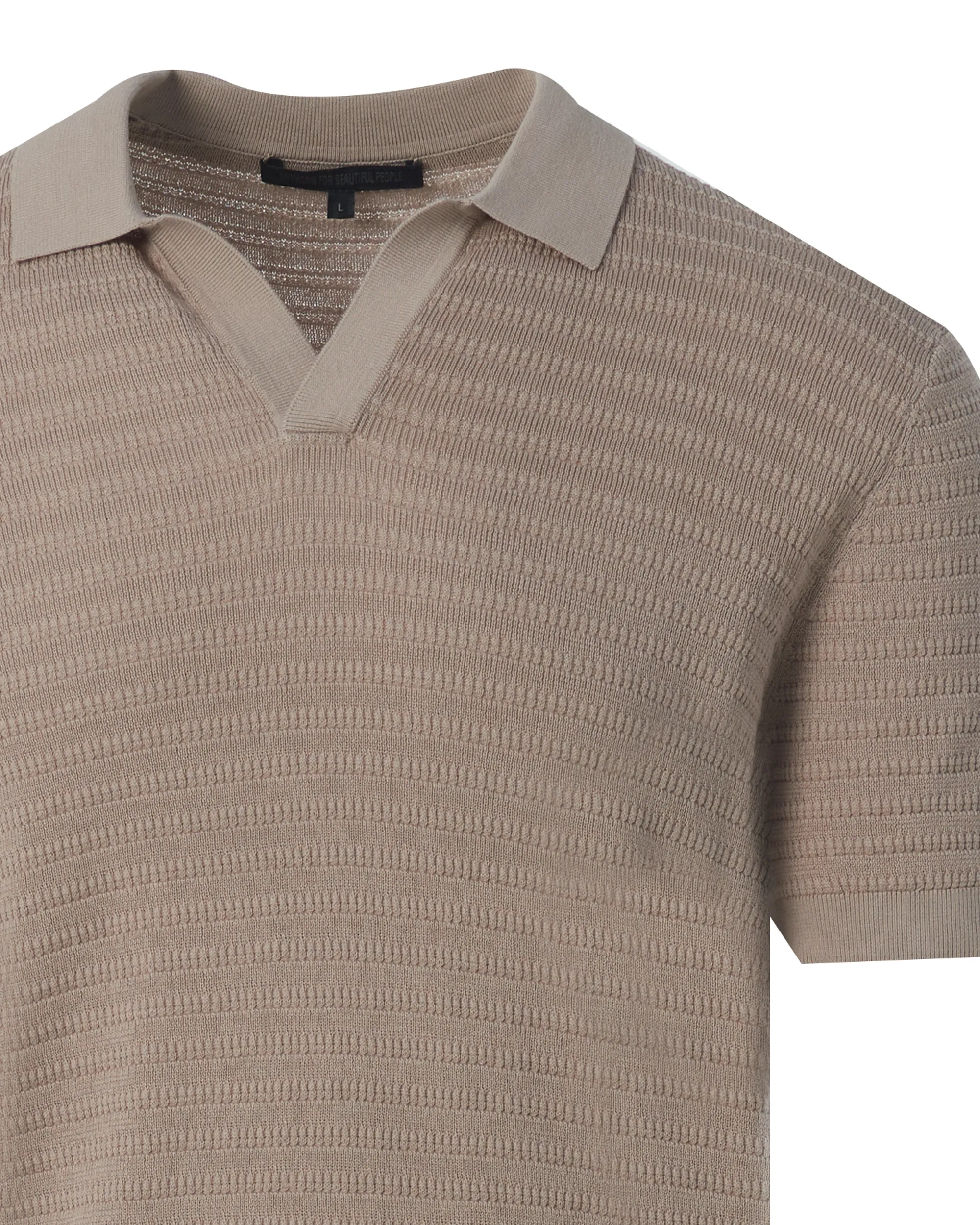 Drykorn Braian Polo KM Bruin 086384-002-L