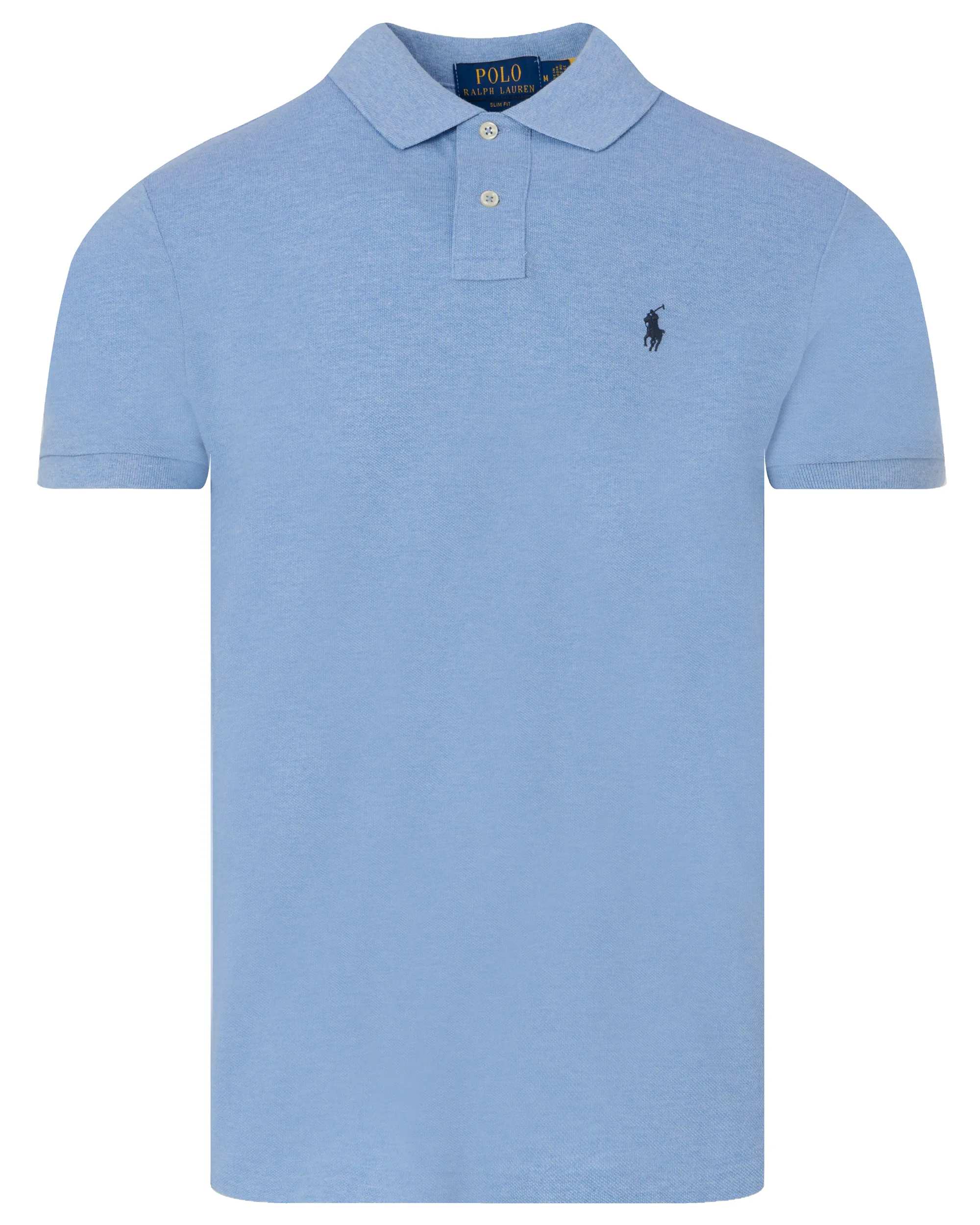 Polo Ralph Lauren Slim Fit Mesh Polo KM Donker groen 086559-001-L