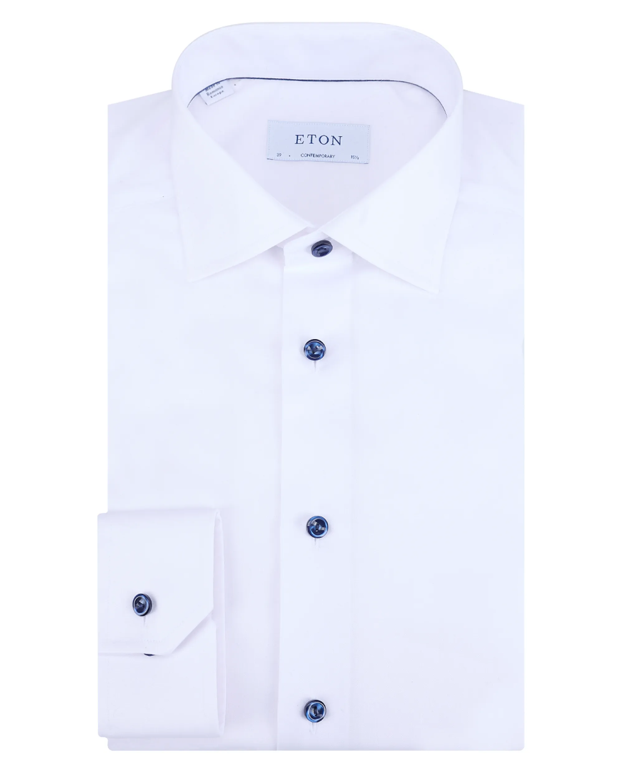 Eton Overhemd LM Wit 086738-001-37/38