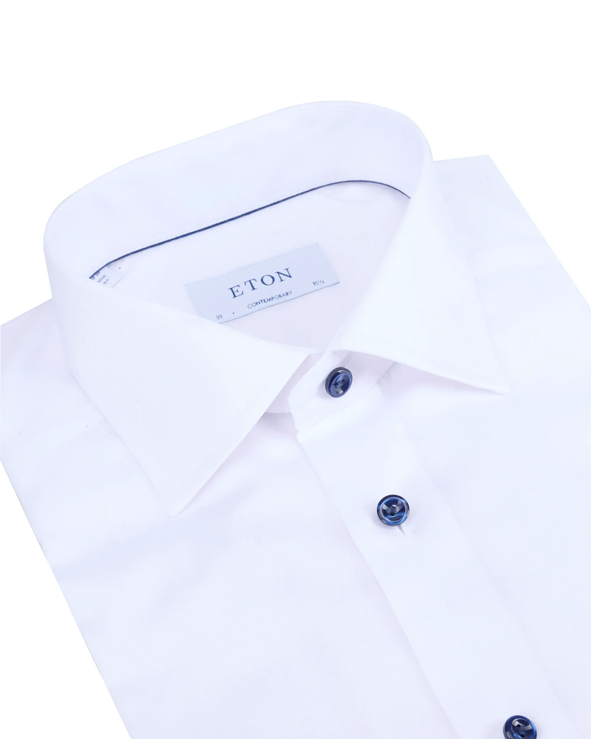 Eton Overhemd LM Wit 086738-001-37/38