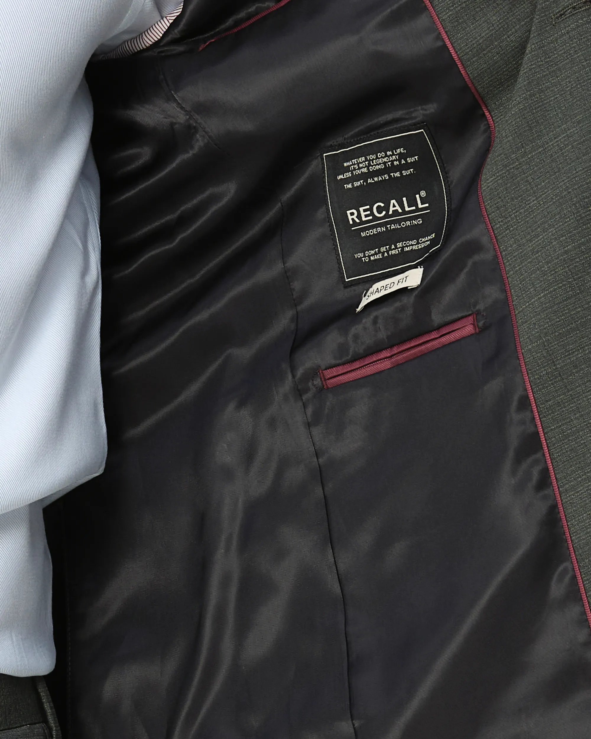 Recall Shaped Fit Pak Groen uni 087823-001-102