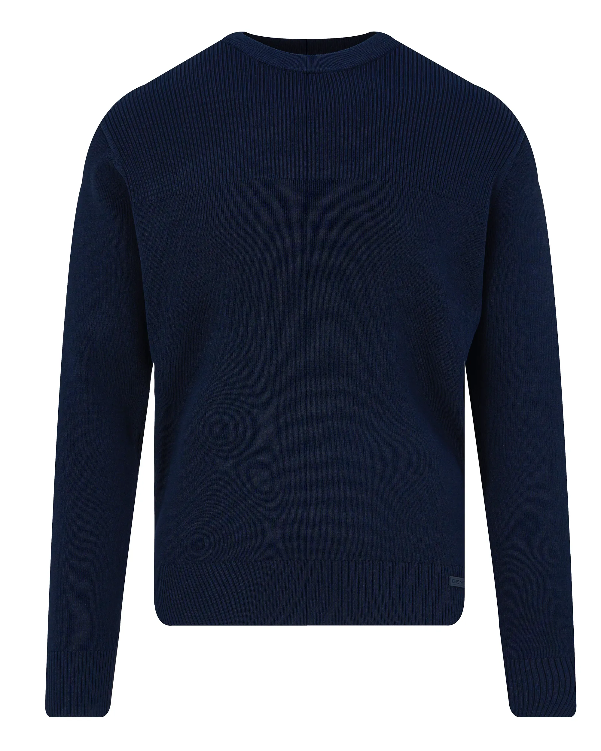 Genti Trui ronde hals Zwart 087858-001-L