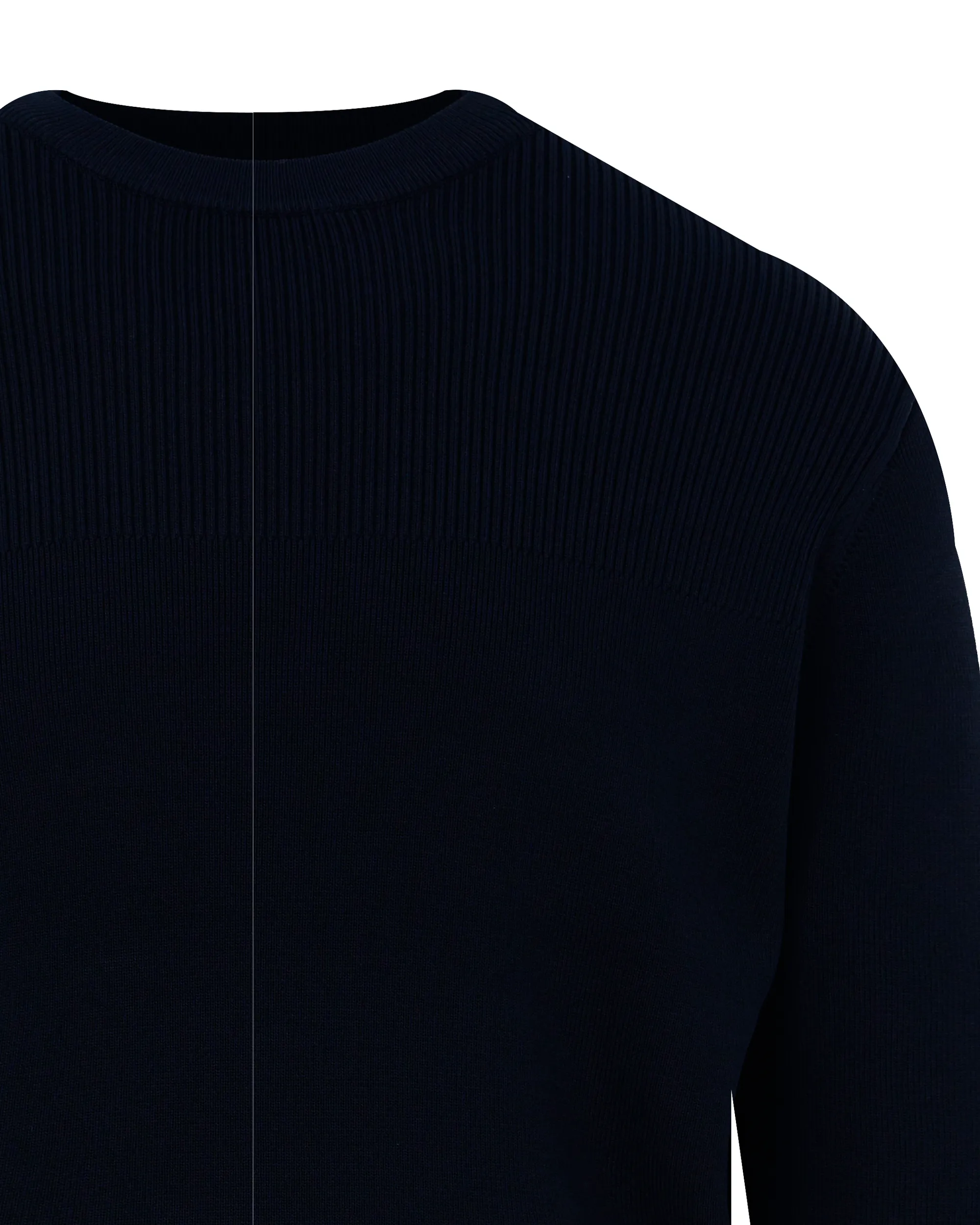 Genti Trui ronde hals Zwart 087858-001-L