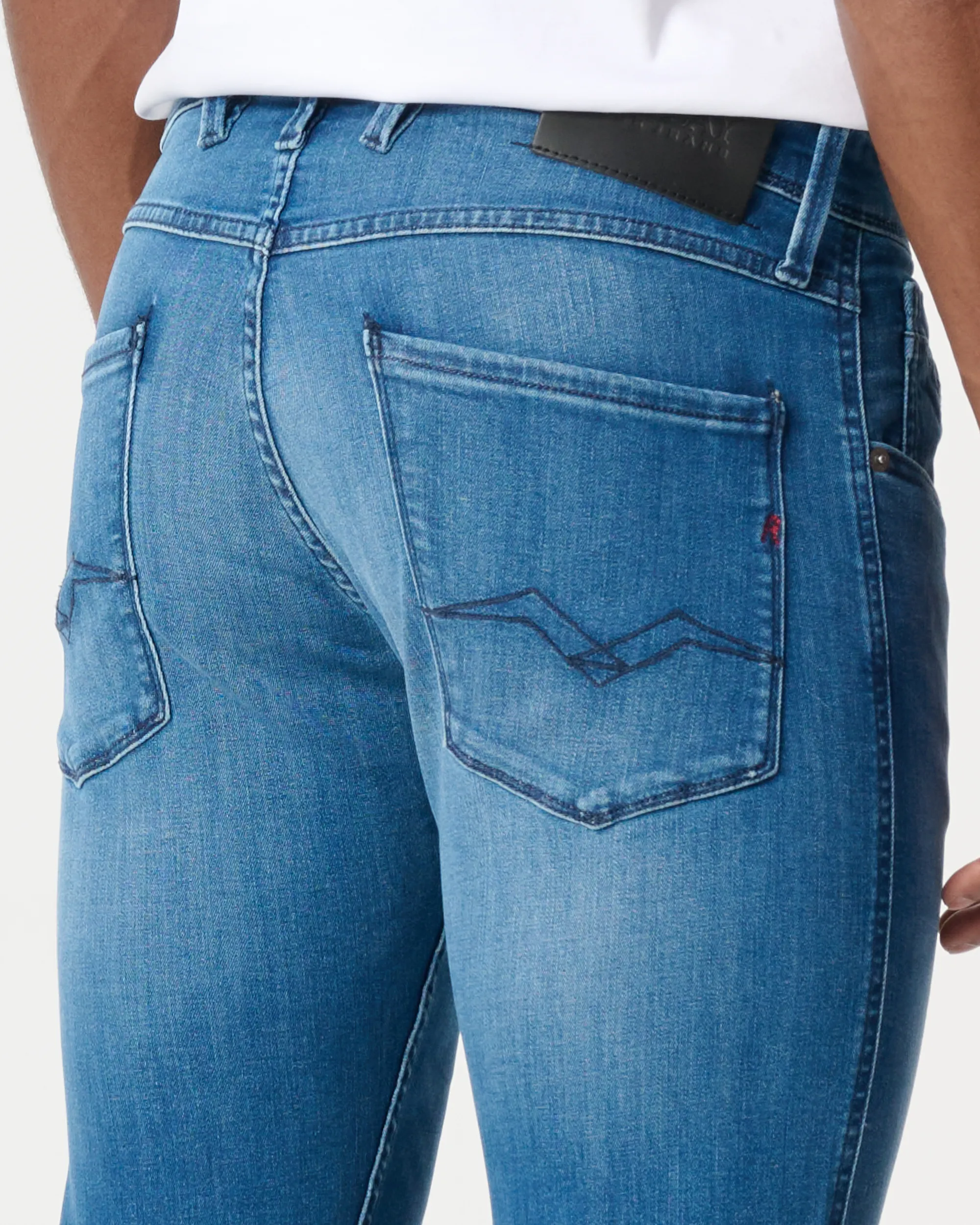 Replay Anbass Powerstretch Jeans Blauw 088061-001-29/32
