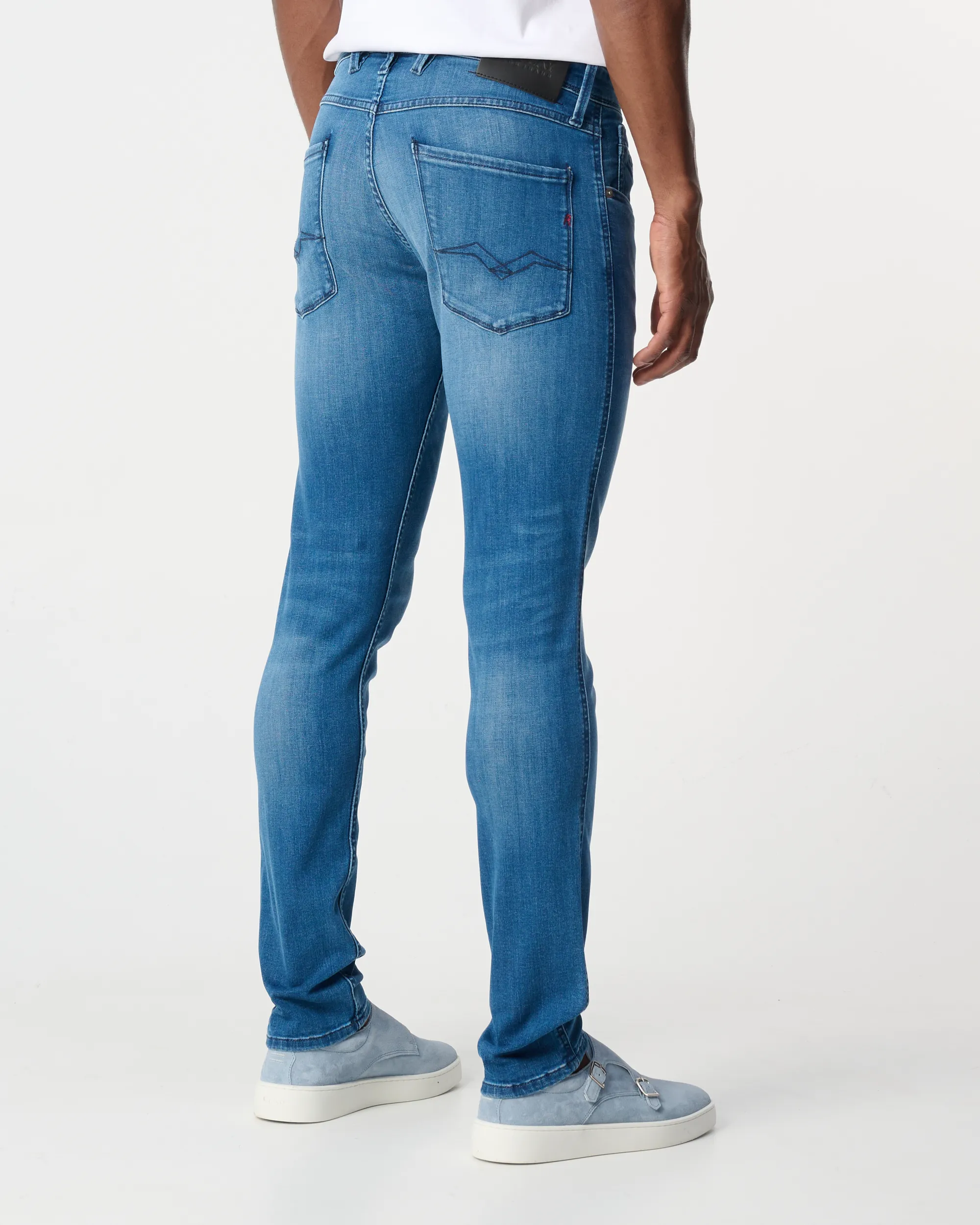 Replay Anbass Powerstretch Jeans Blauw 088061-001-29/32