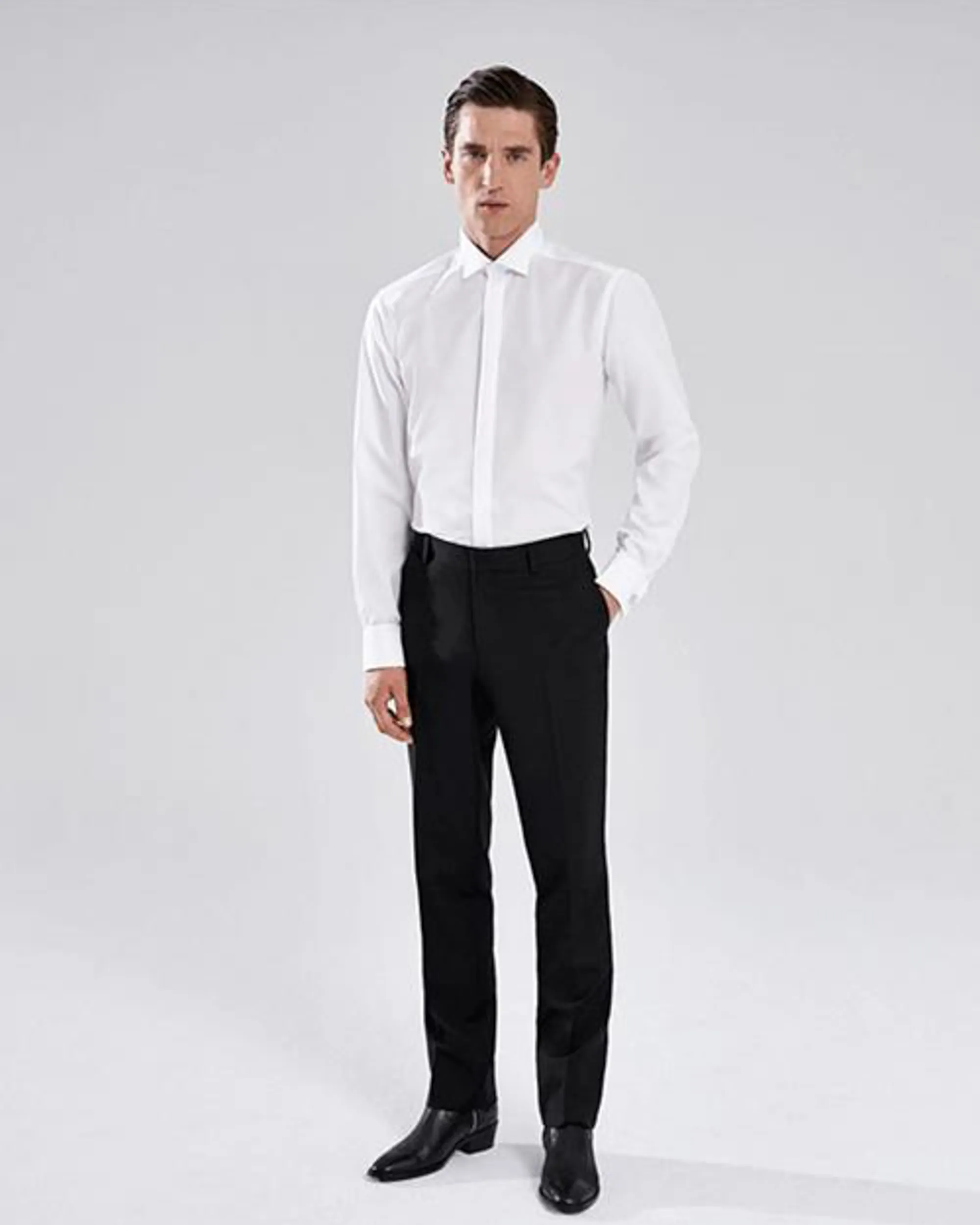 OLYMP Overhemd LM Wit 088300-001-39