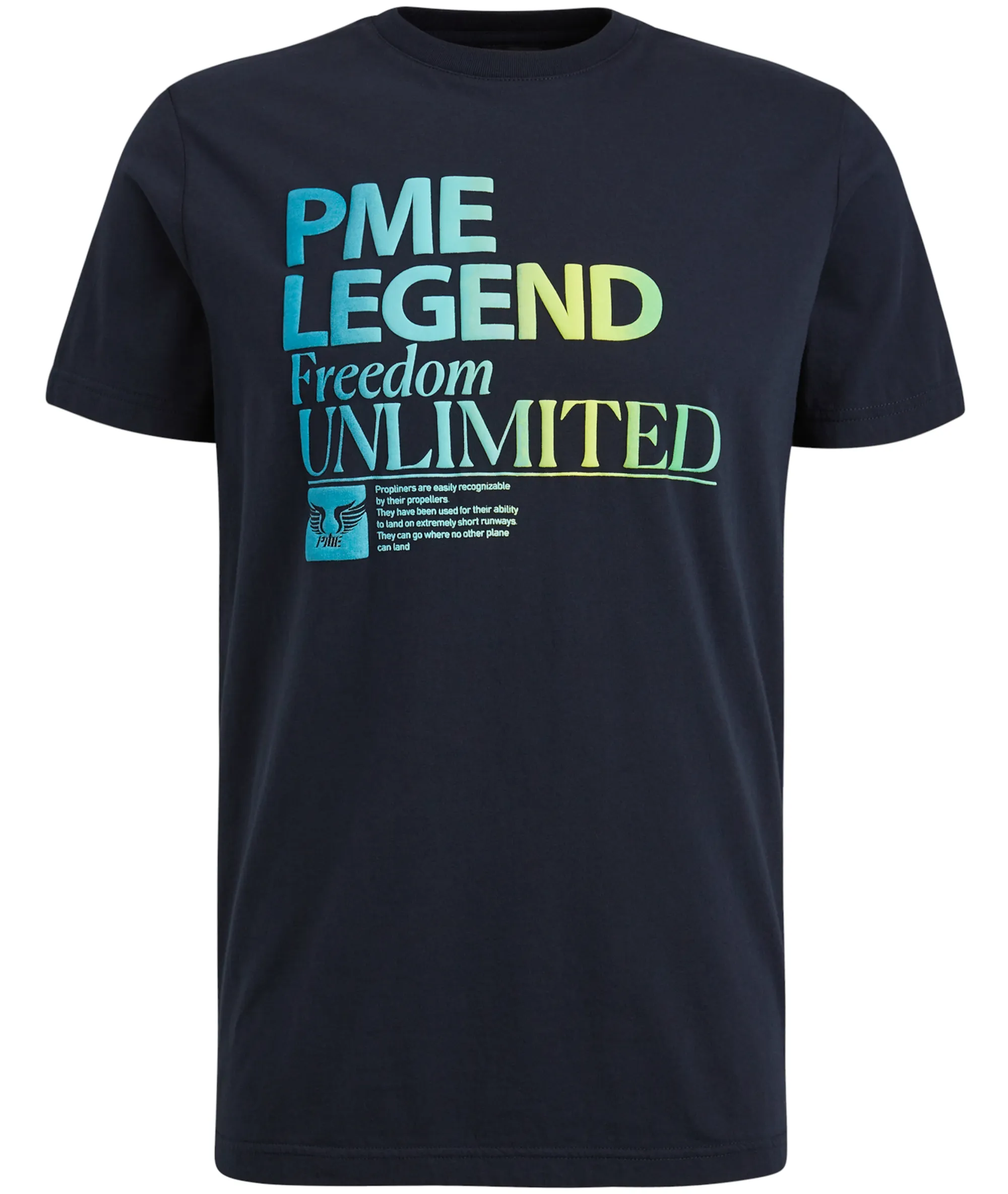 PME Legend T-shirt KM Blauw 088637-001-L