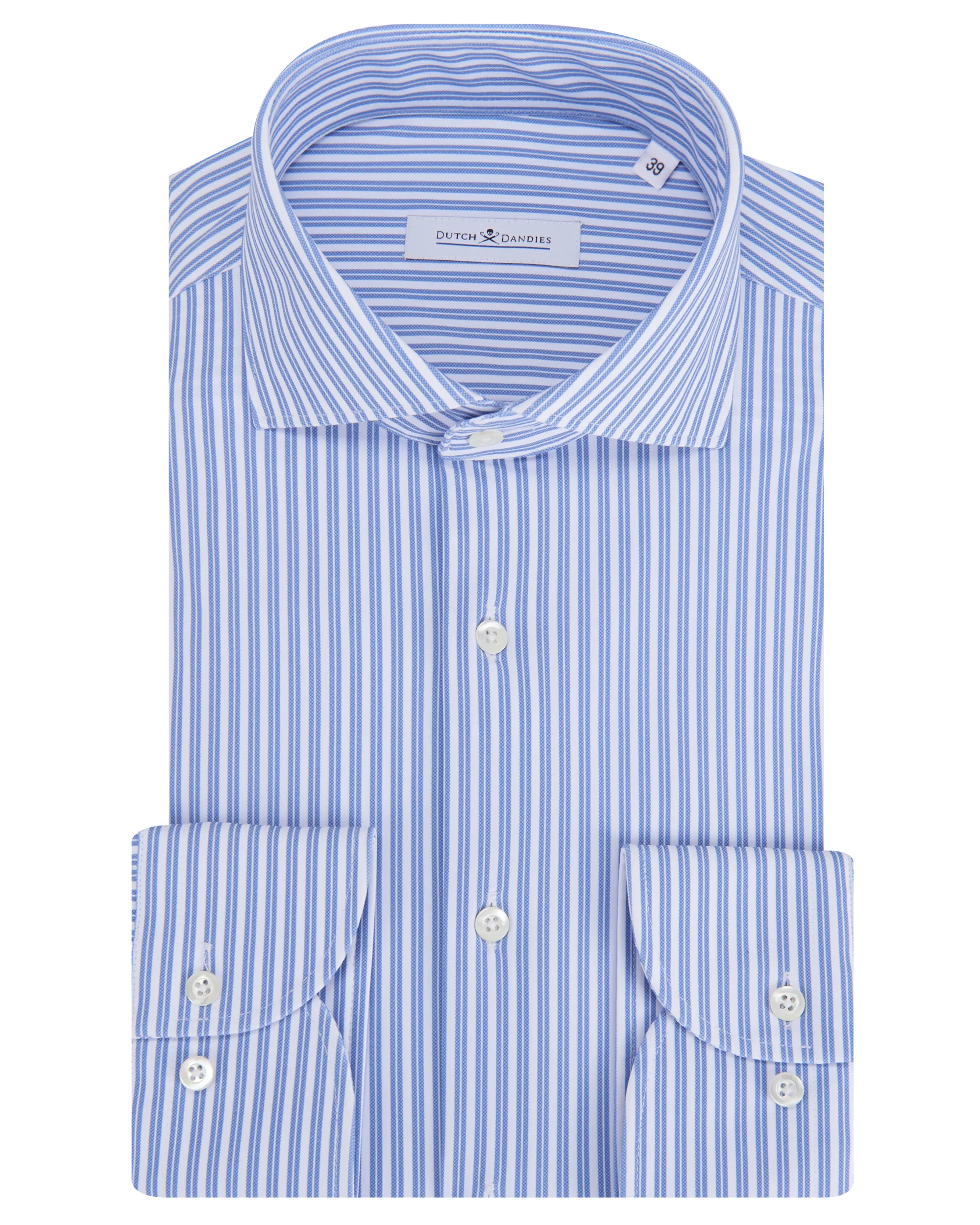 Dutch Dandies Overhemd LM Ice Blue 089028-001-39