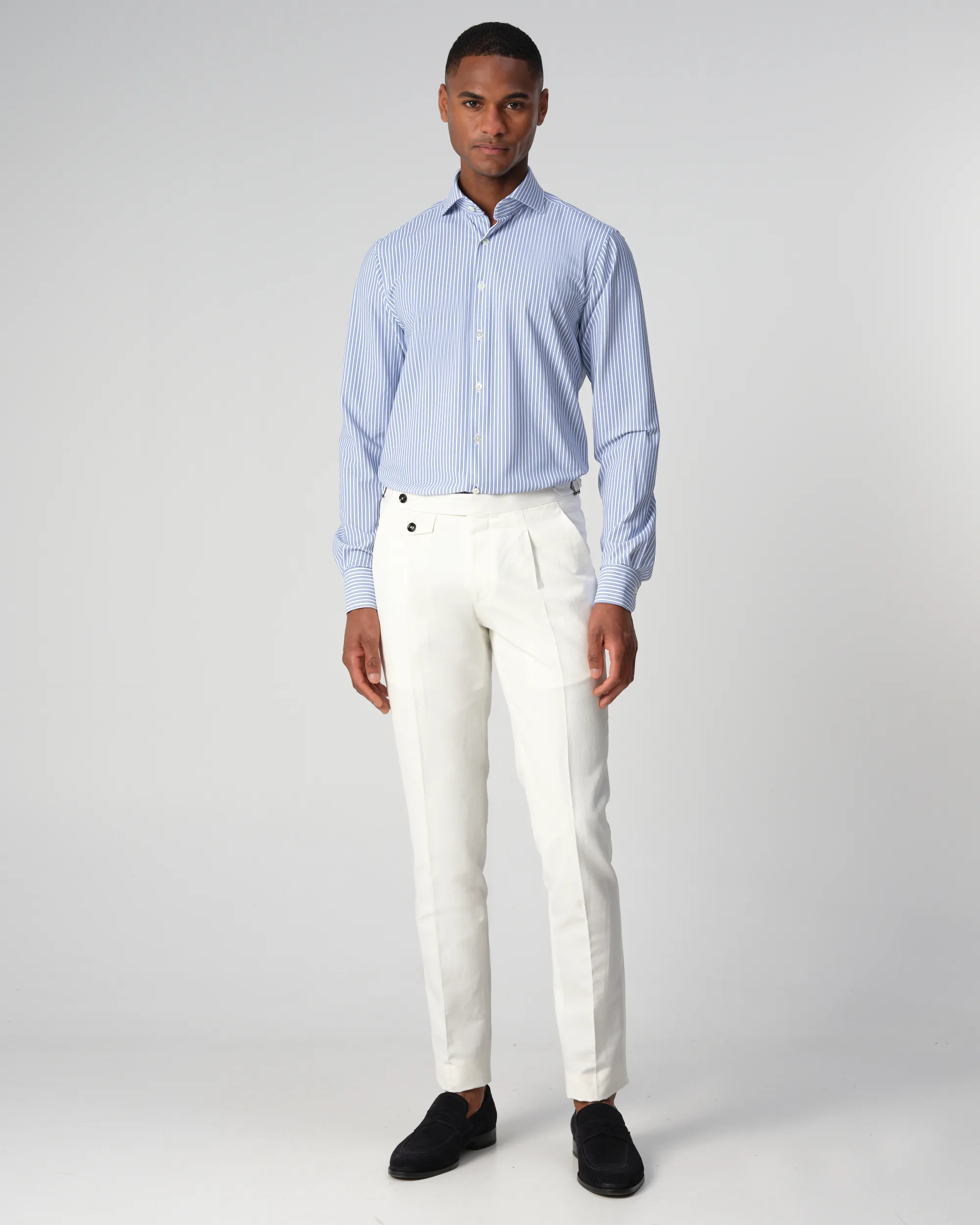 Dutch Dandies Overhemd LM Ice Blue 089028-001-39