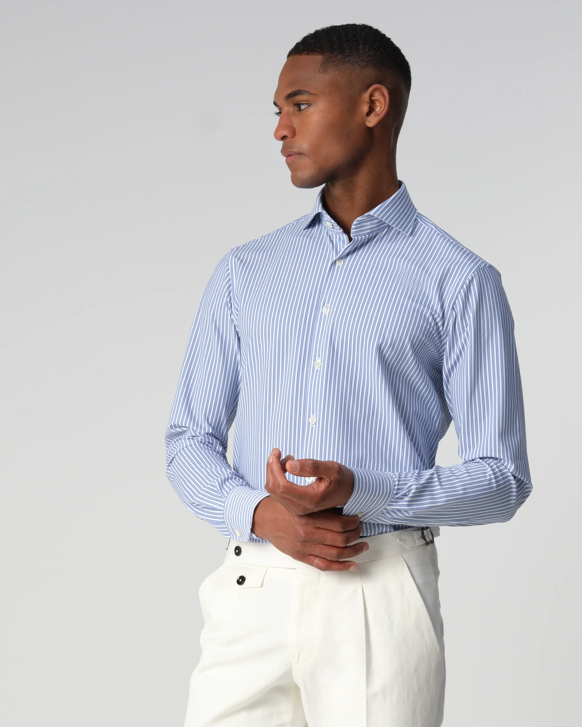 Dutch Dandies Overhemd LM Ice Blue 089028-001-39
