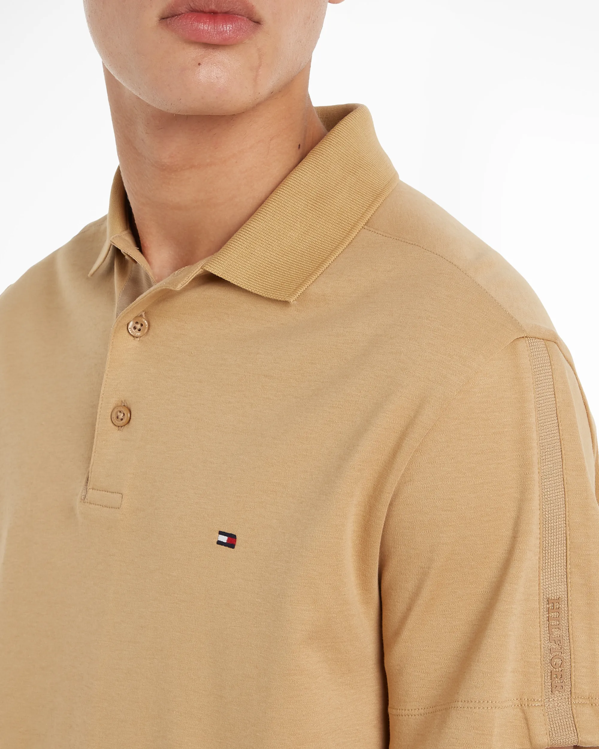 Tommy Hilfiger Menswear Polo KM Beige 089120-001-L