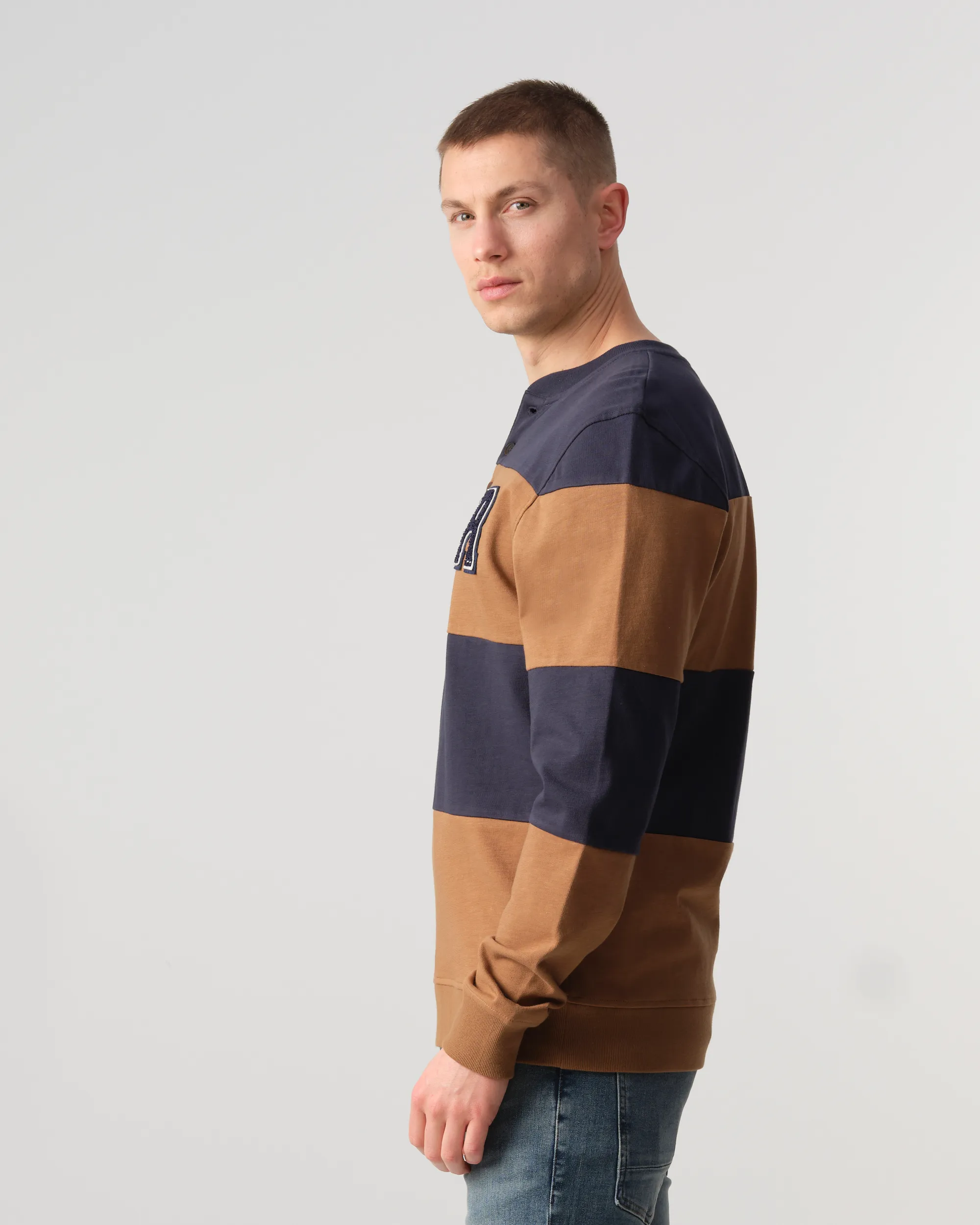 J.C. RAGS Camiel Sweater Bruin 089160-002-L