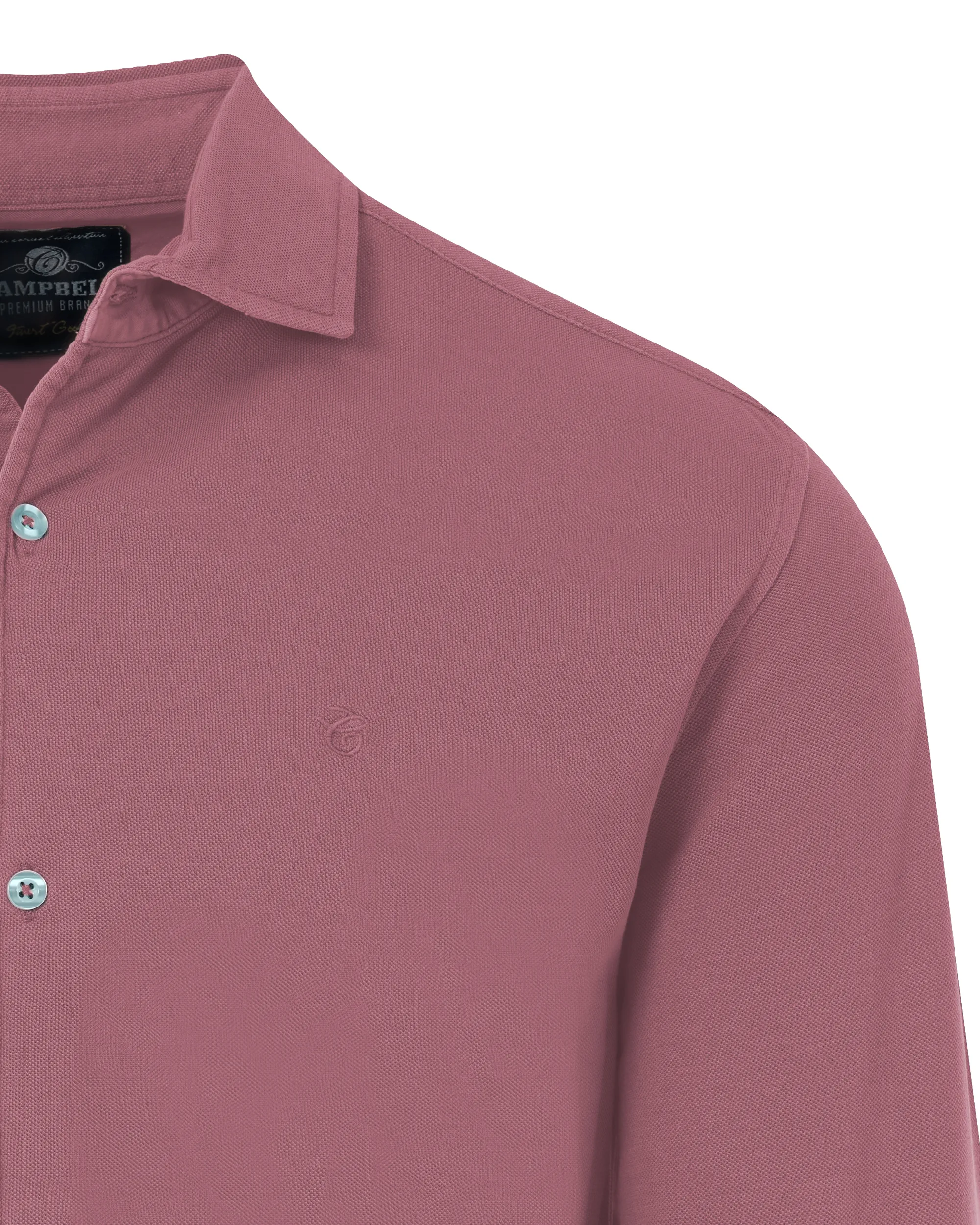 Campbell Casual Overhemd LM Roze uni 089168-001-L