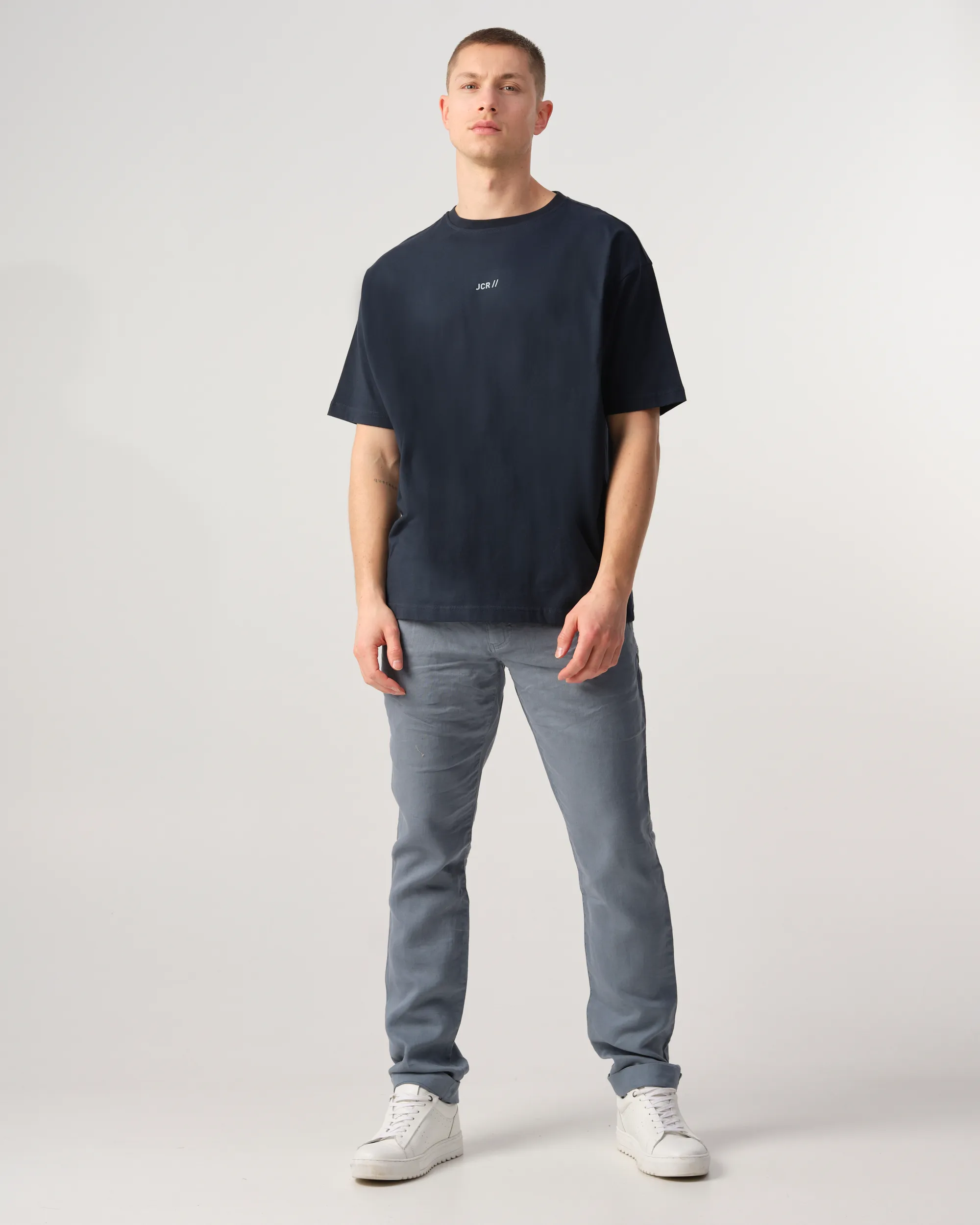 J.C. RAGS Tobias T-shirt KM Sky Captain 089171-001-L