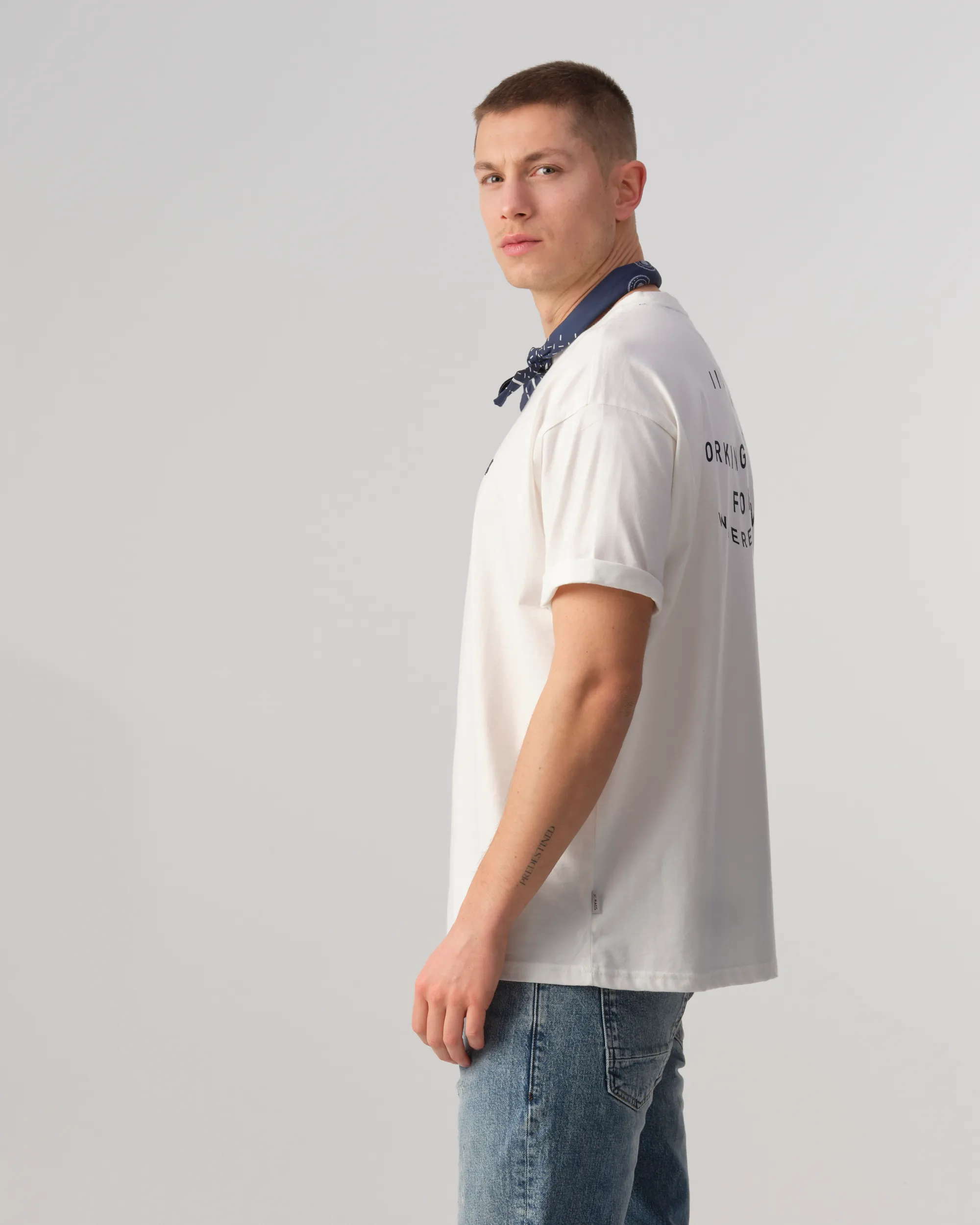 J.C. RAGS Tom T-shirt KM Coconut milk 089174-001-L