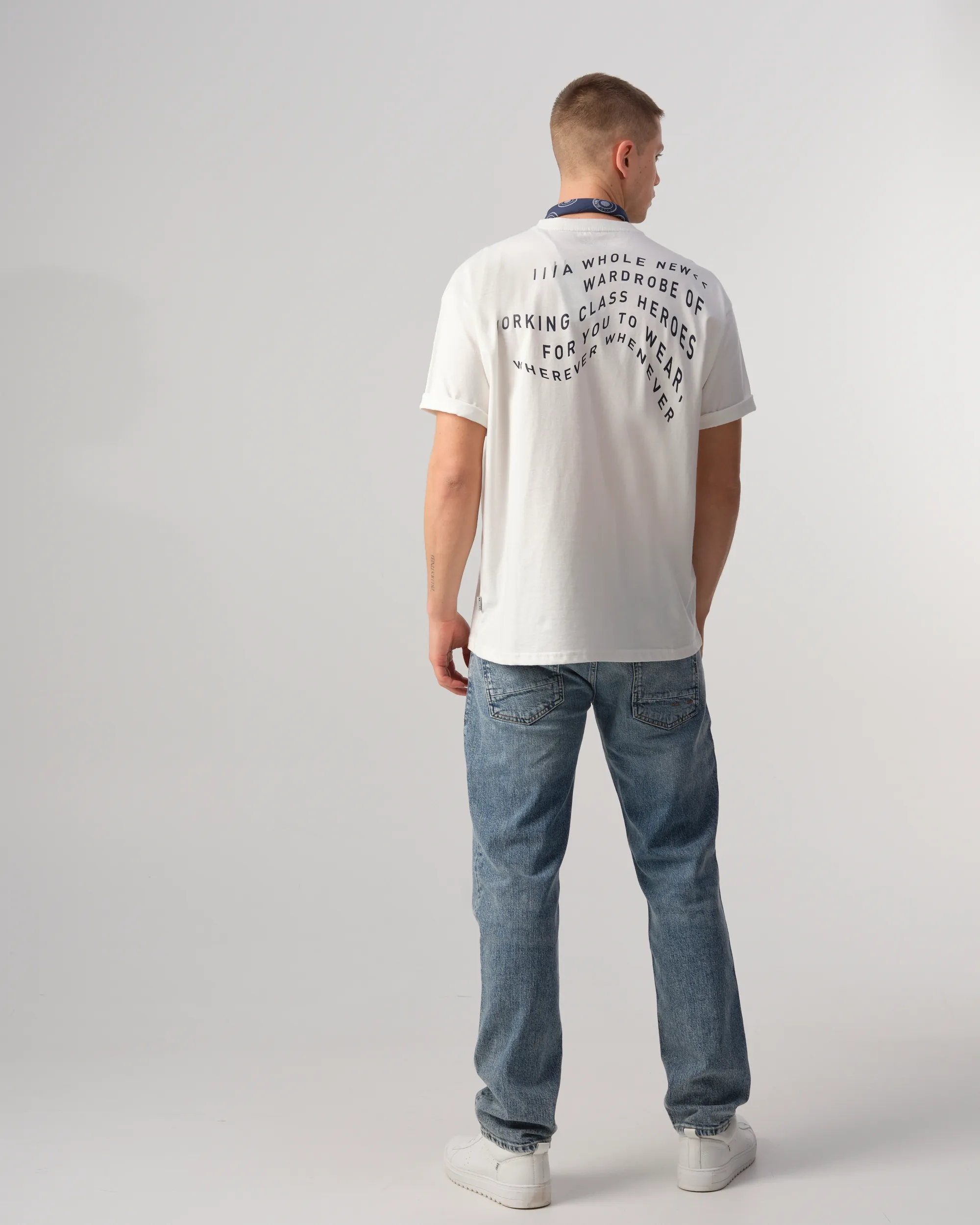 J.C. RAGS Tom T-shirt KM Coconut milk 089174-001-L