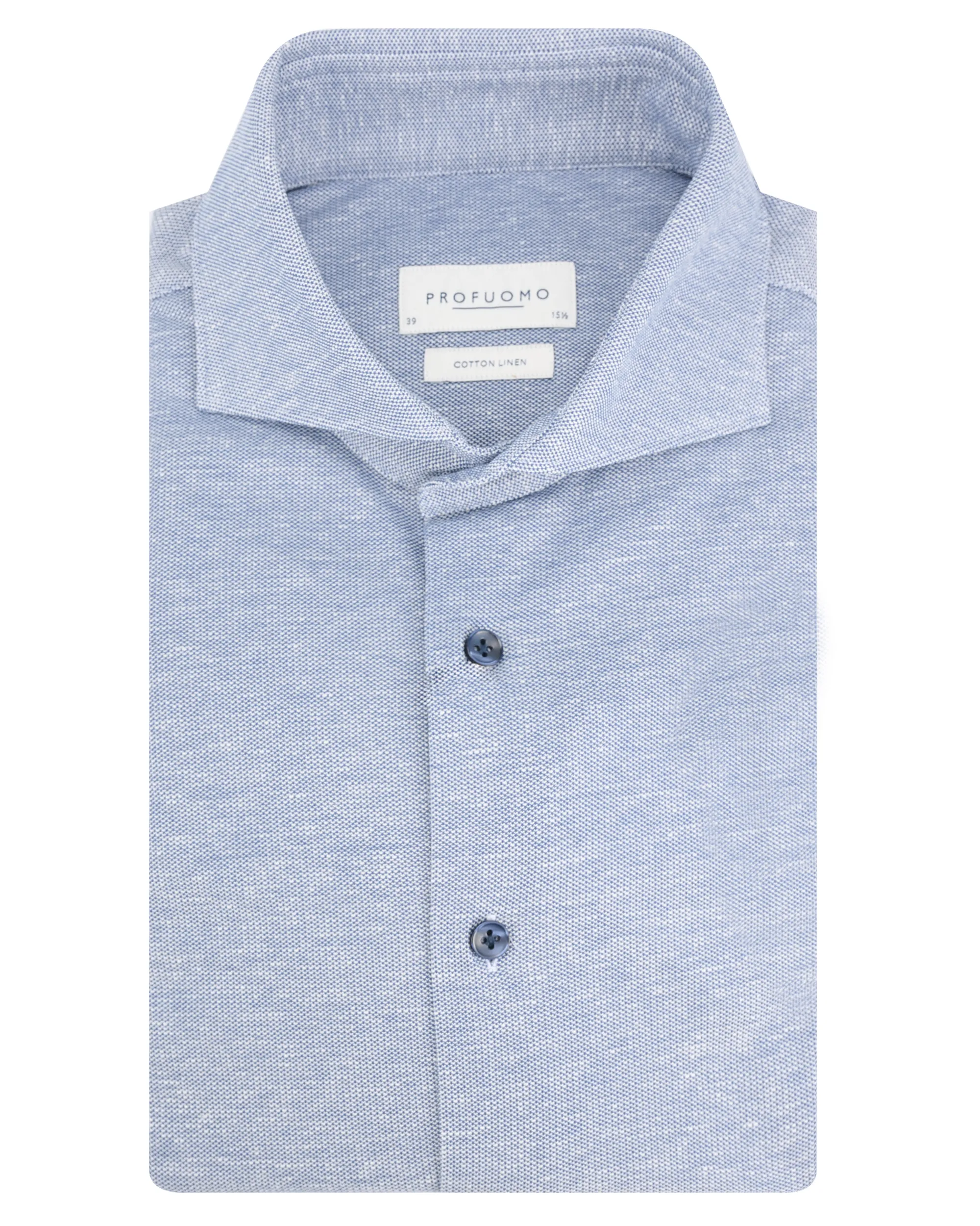 Profuomo Overhemd LM Blauw 090400-001-38