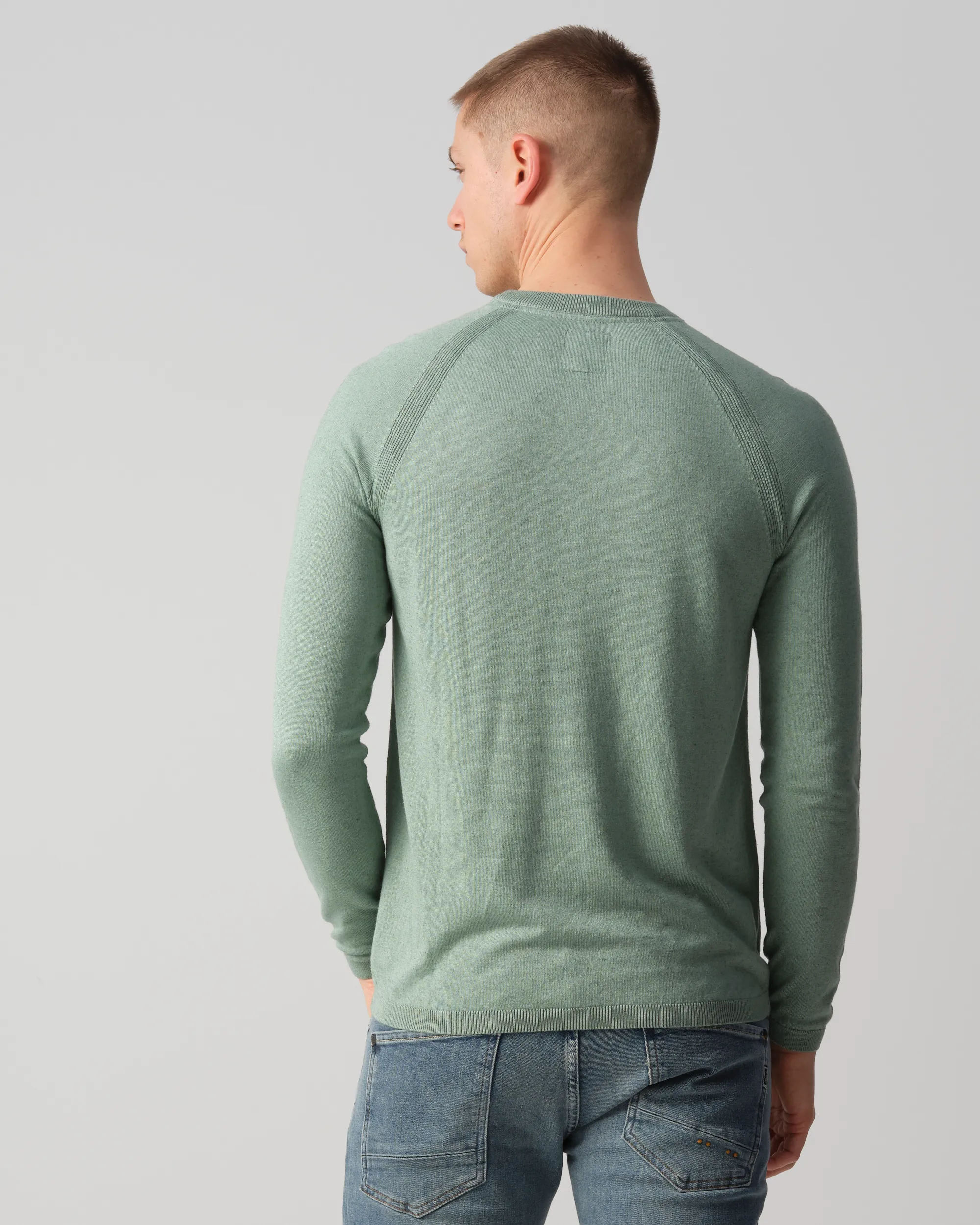 J.C. RAGS Cedric Trui ronde hals Arctic 090492-002-L