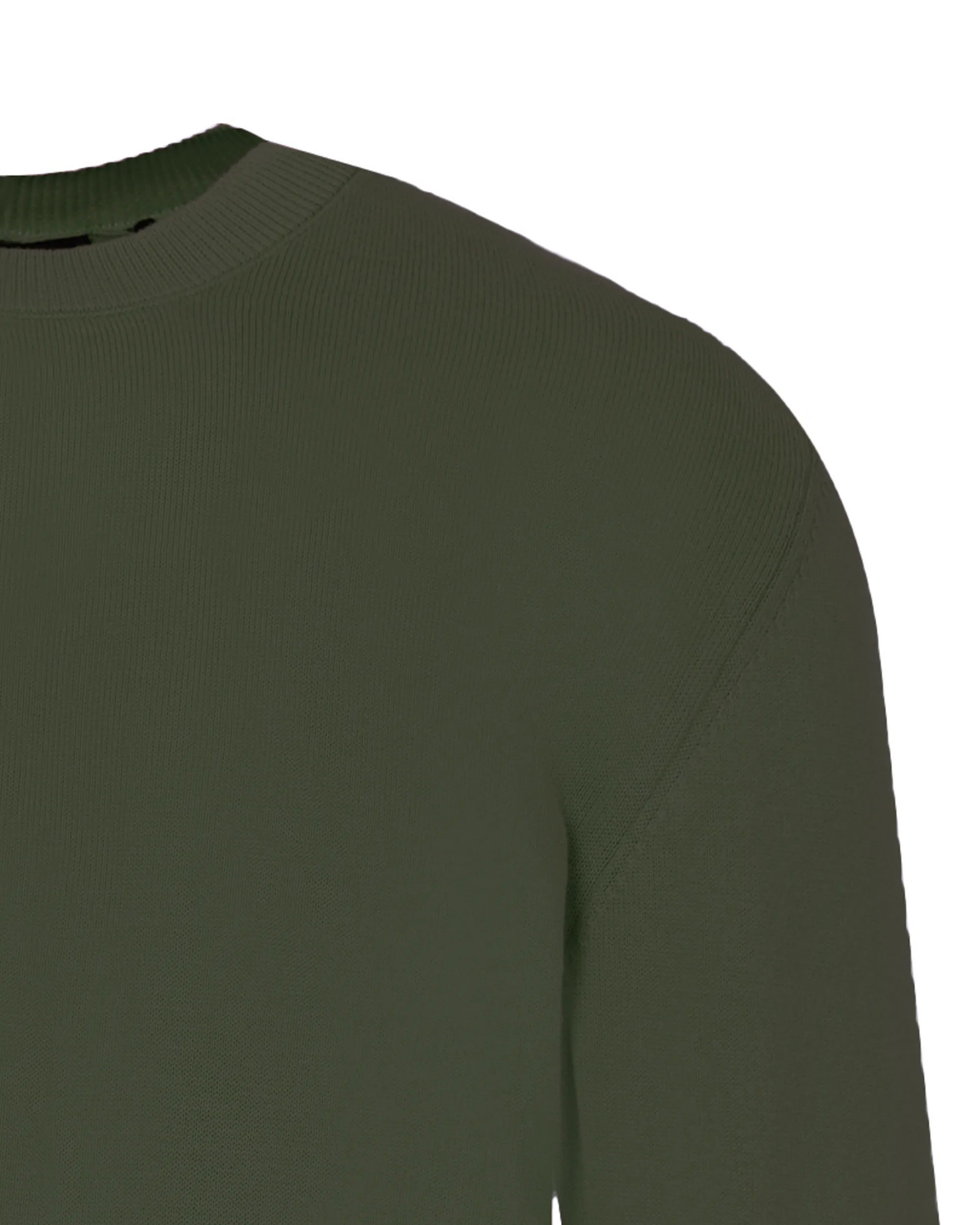 MA.STRUM Trui ronde hals Groen 090533-001-L