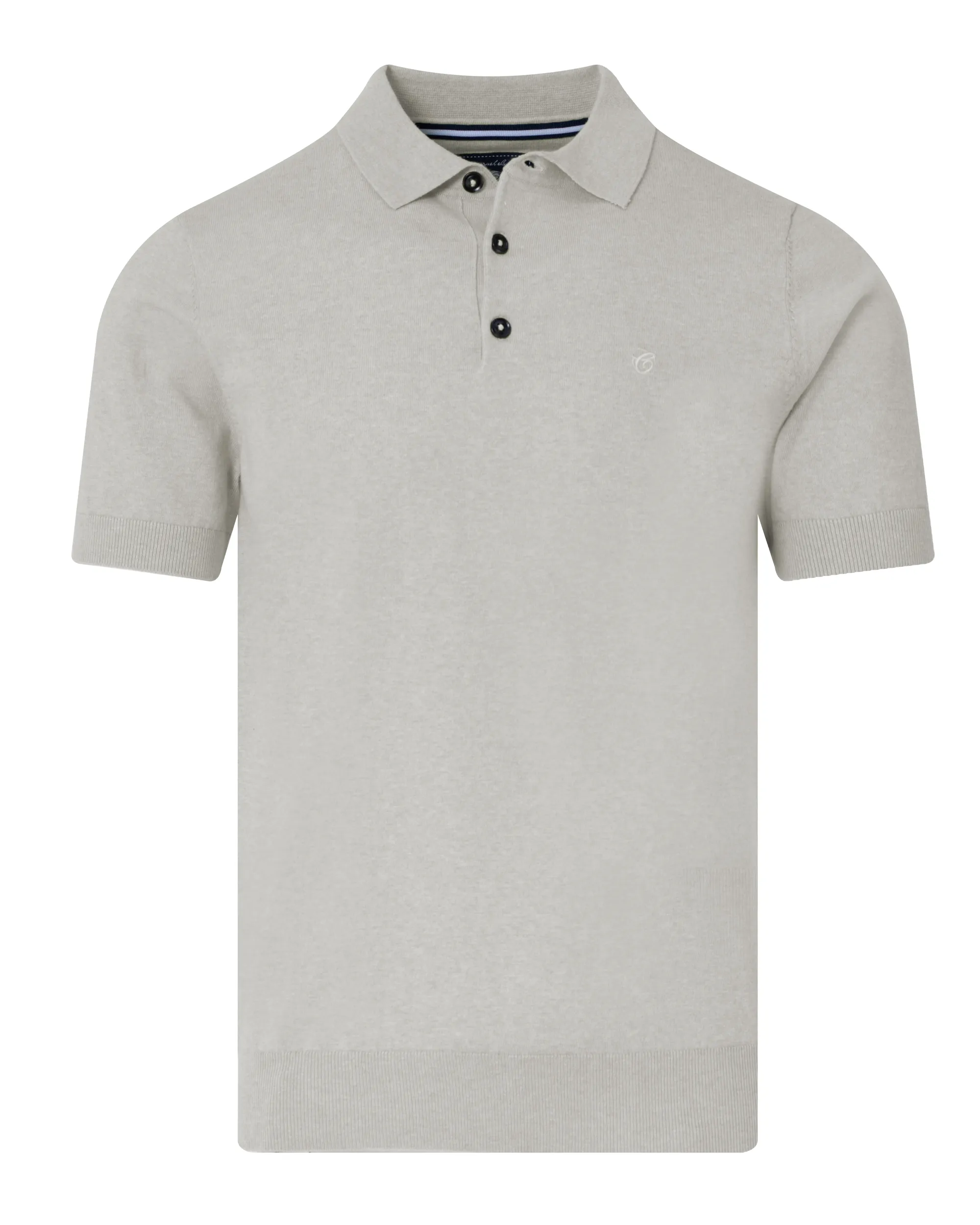 Campbell Steed Polo KM Beige uni 090569-007-XXL