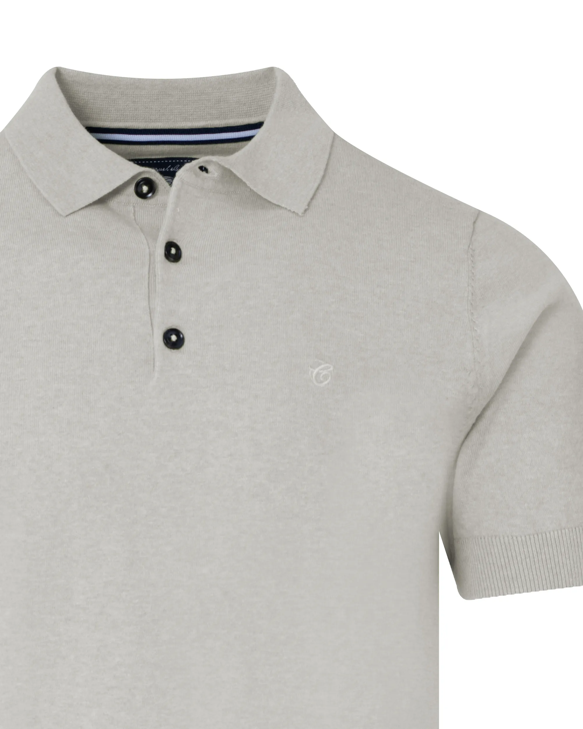 Campbell Steed Polo KM Beige uni 090569-007-XXL