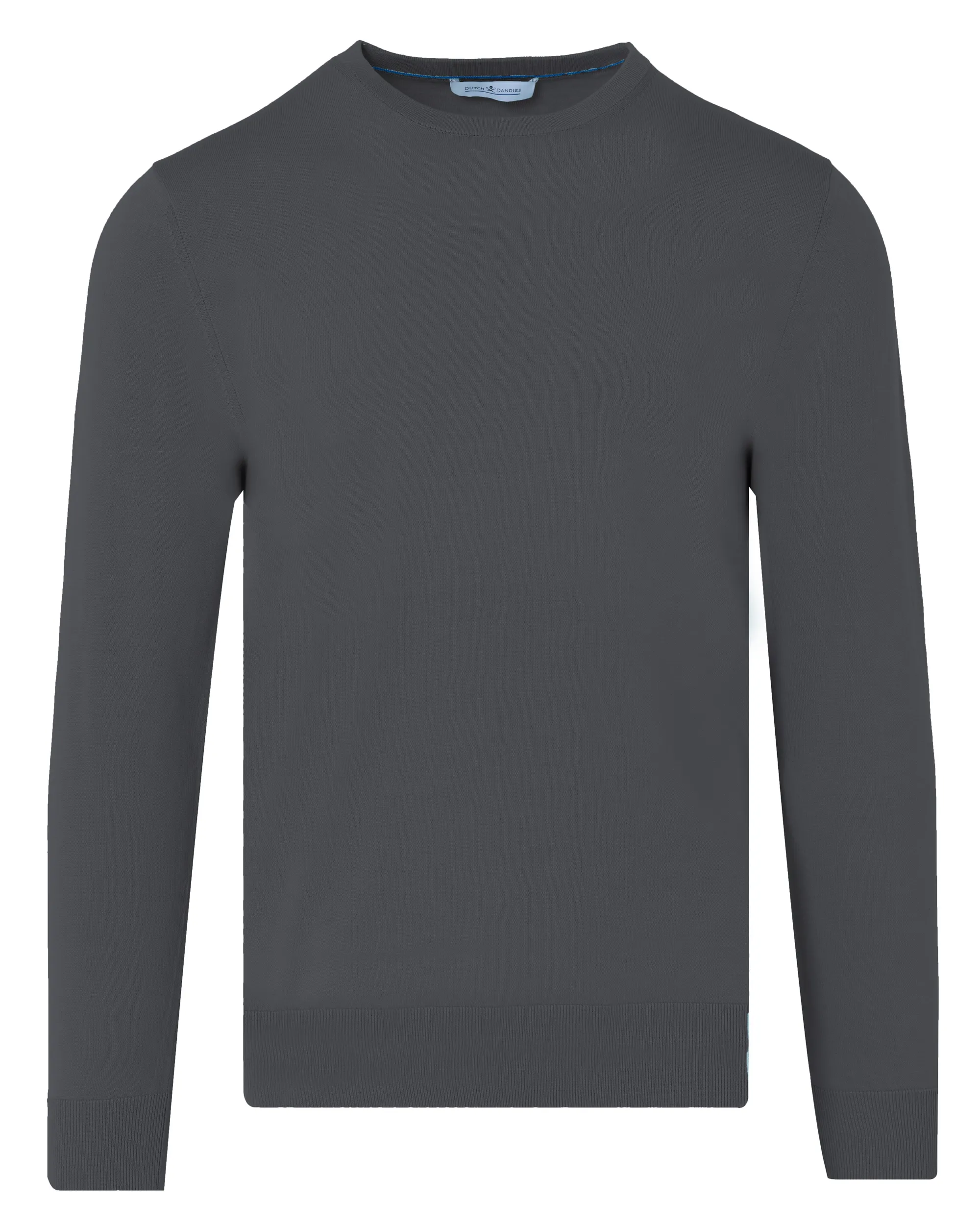 Dutch Dandies Trui O-hals Grijs uni 090580-004
