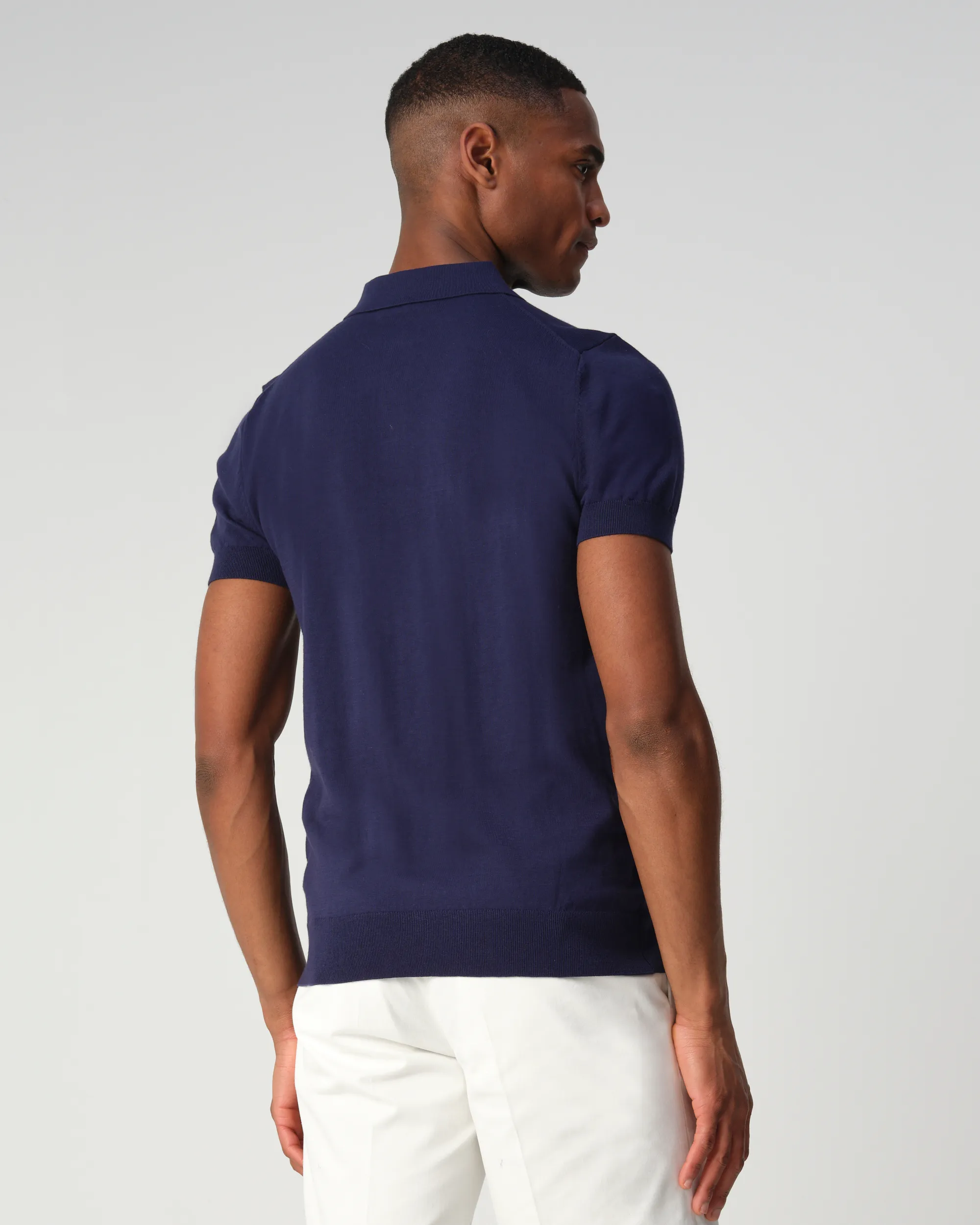 Dutch Dandies Bol Lux Polo KM Navy 090582-004-L
